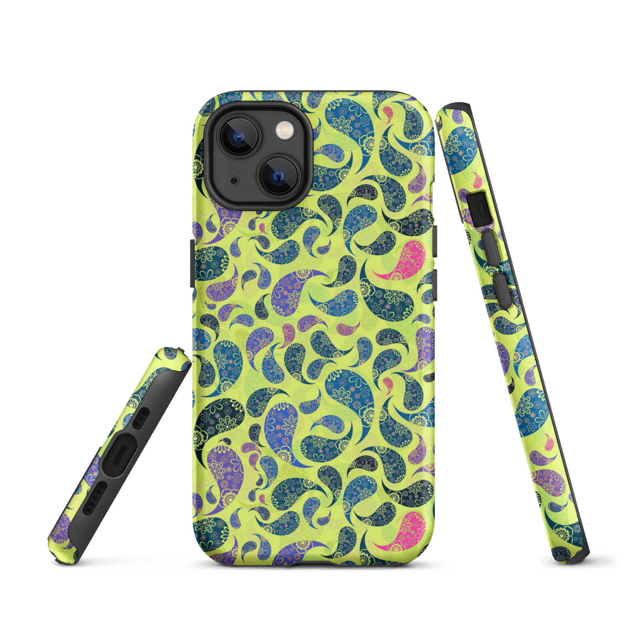 Tough Case for iPhone® Paisley Yellow