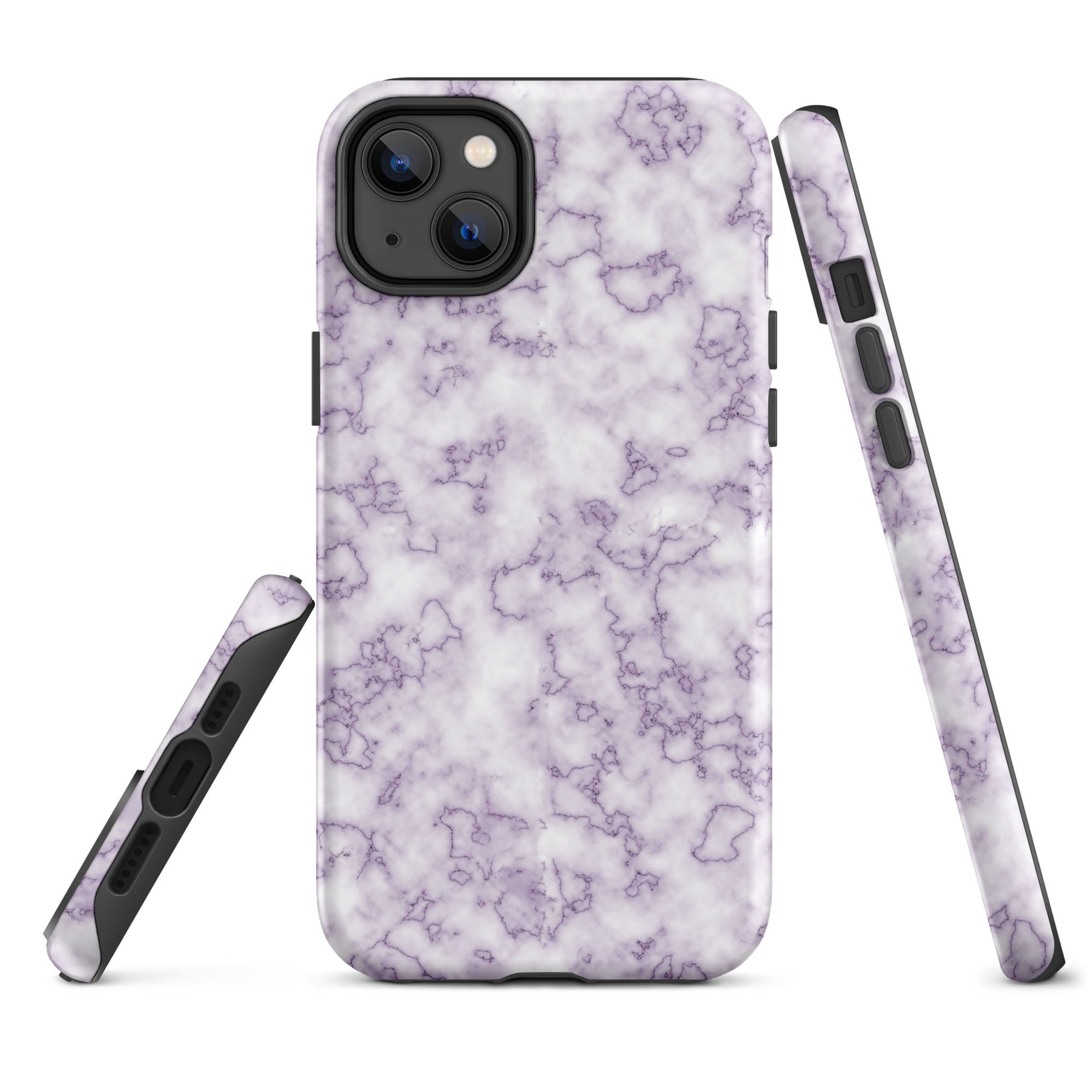 Tough Case for iPhone® Purple Marble