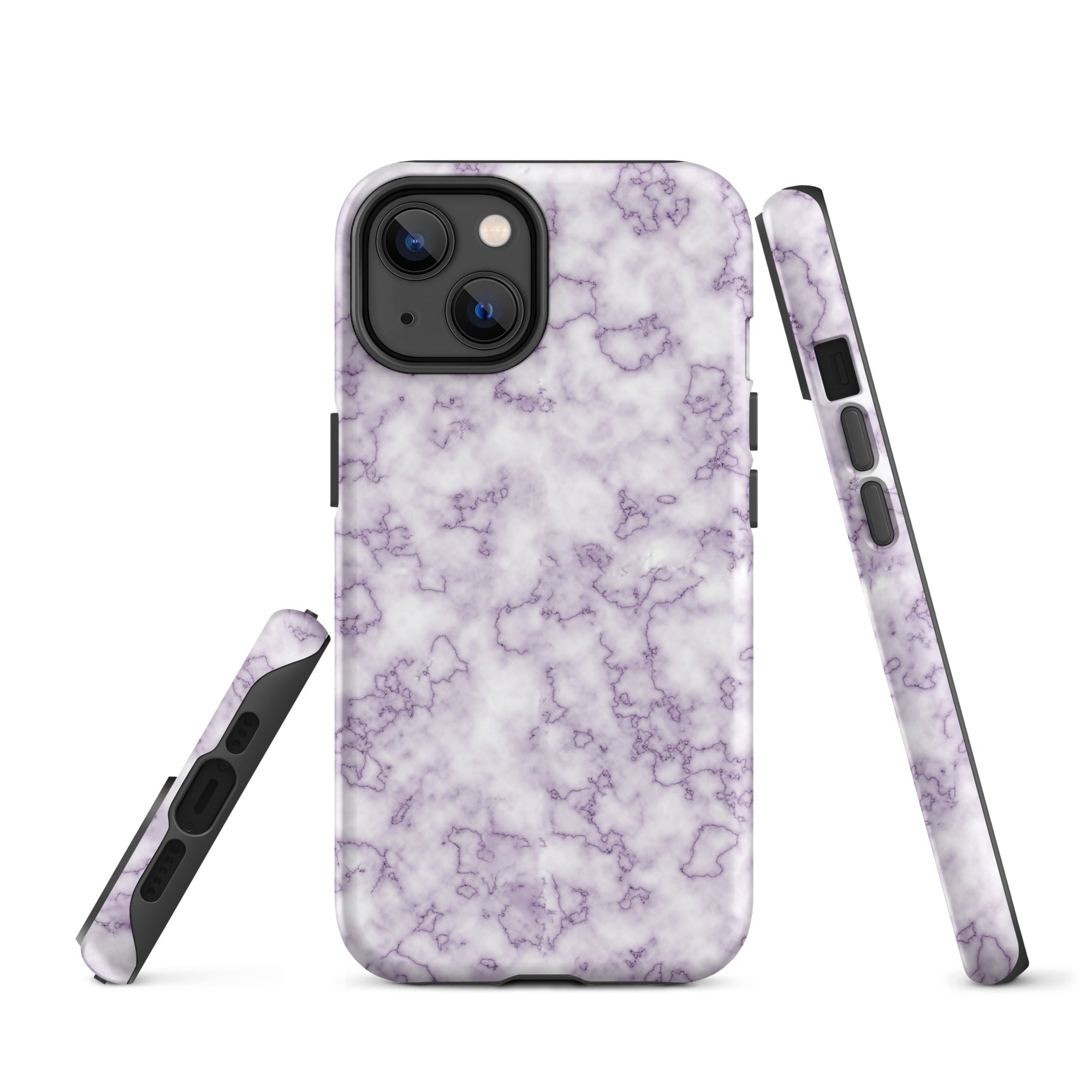 Tough Case for iPhone® Purple Marble