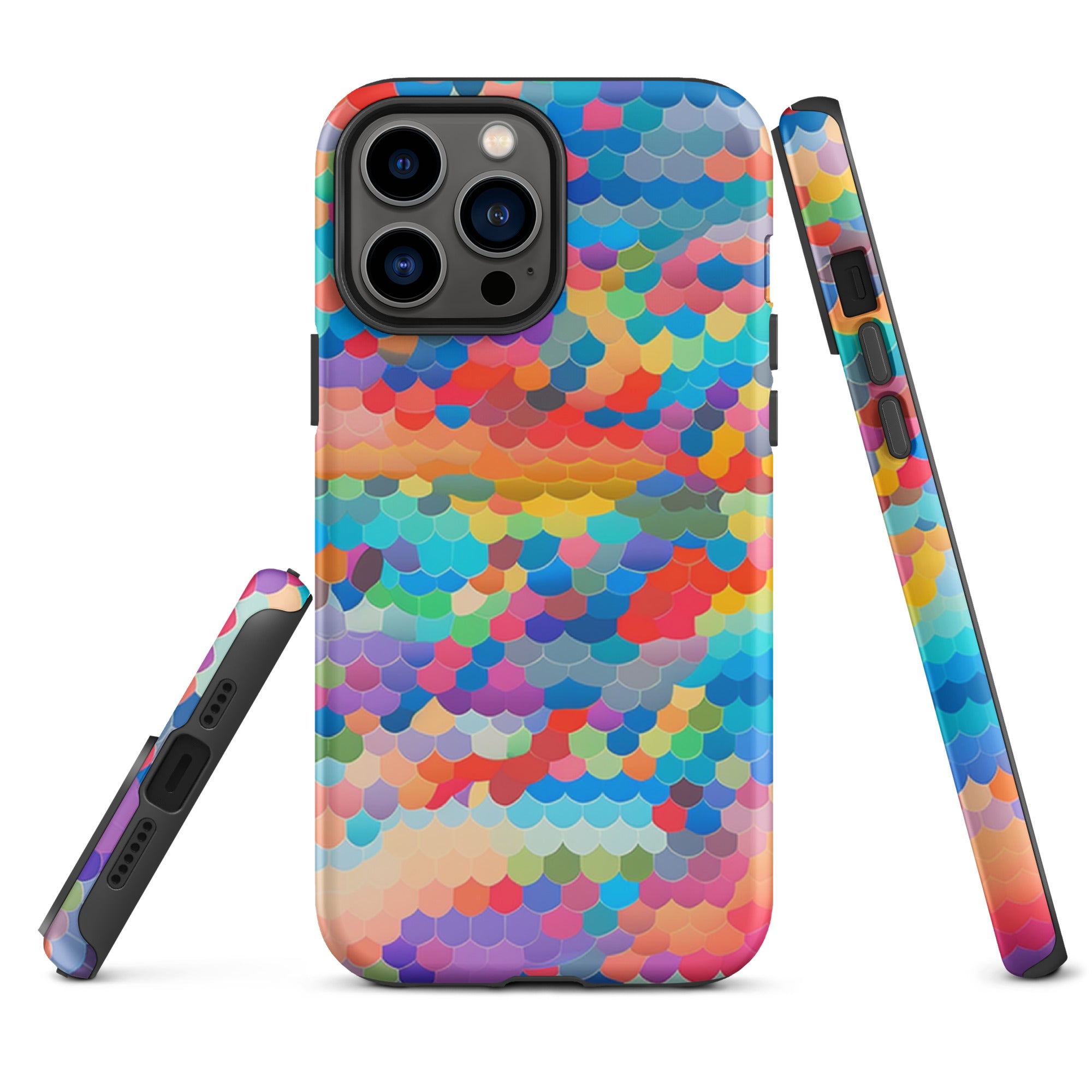 Tough Case for iPhone® Rainbow Cloud Pattern III