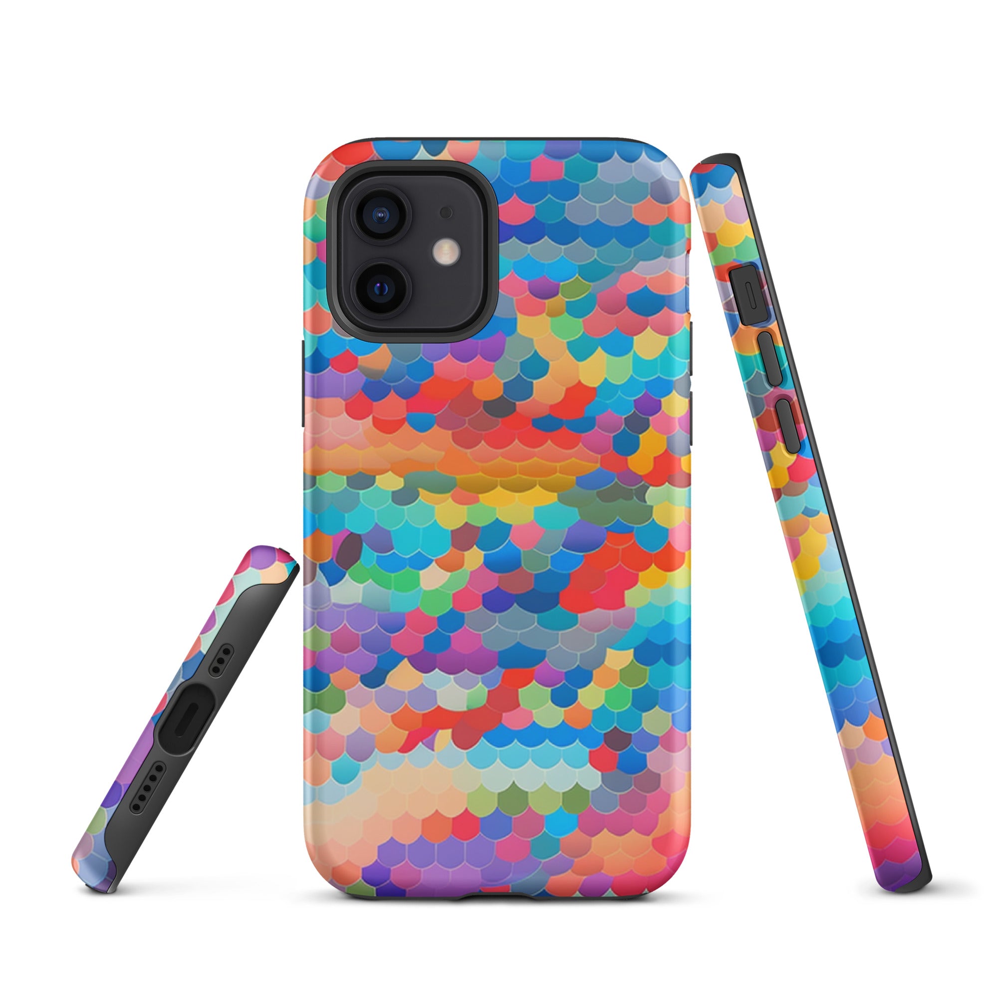 Tough Case for iPhone® Rainbow Cloud Pattern III
