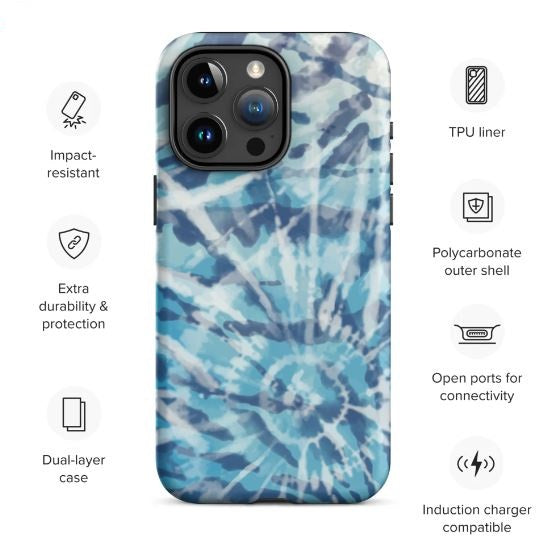 Tough Case for iPhone® Tie Dye Hangloose IV
