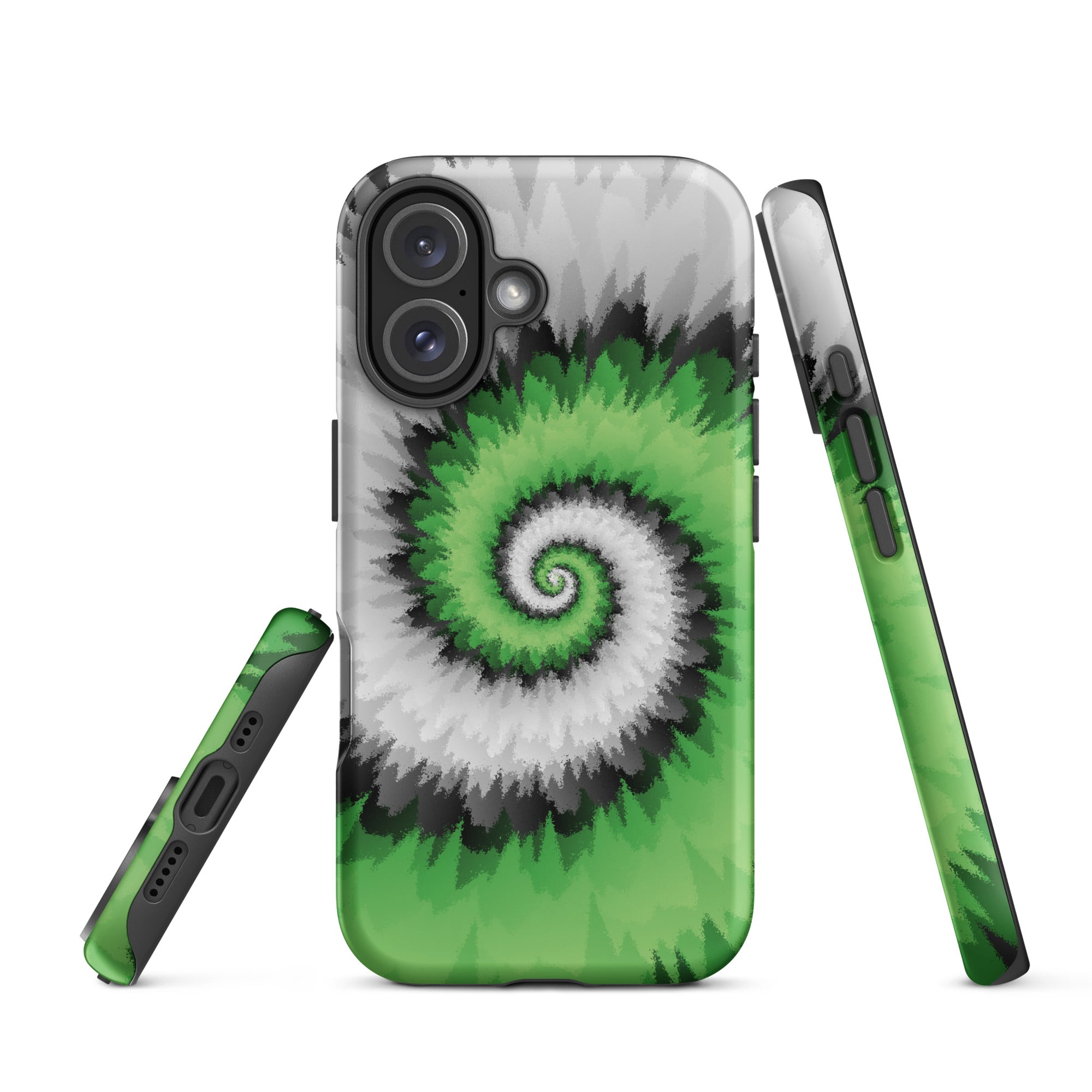 Tough Case for iPhone® Tie Dye Spiral Aromantic