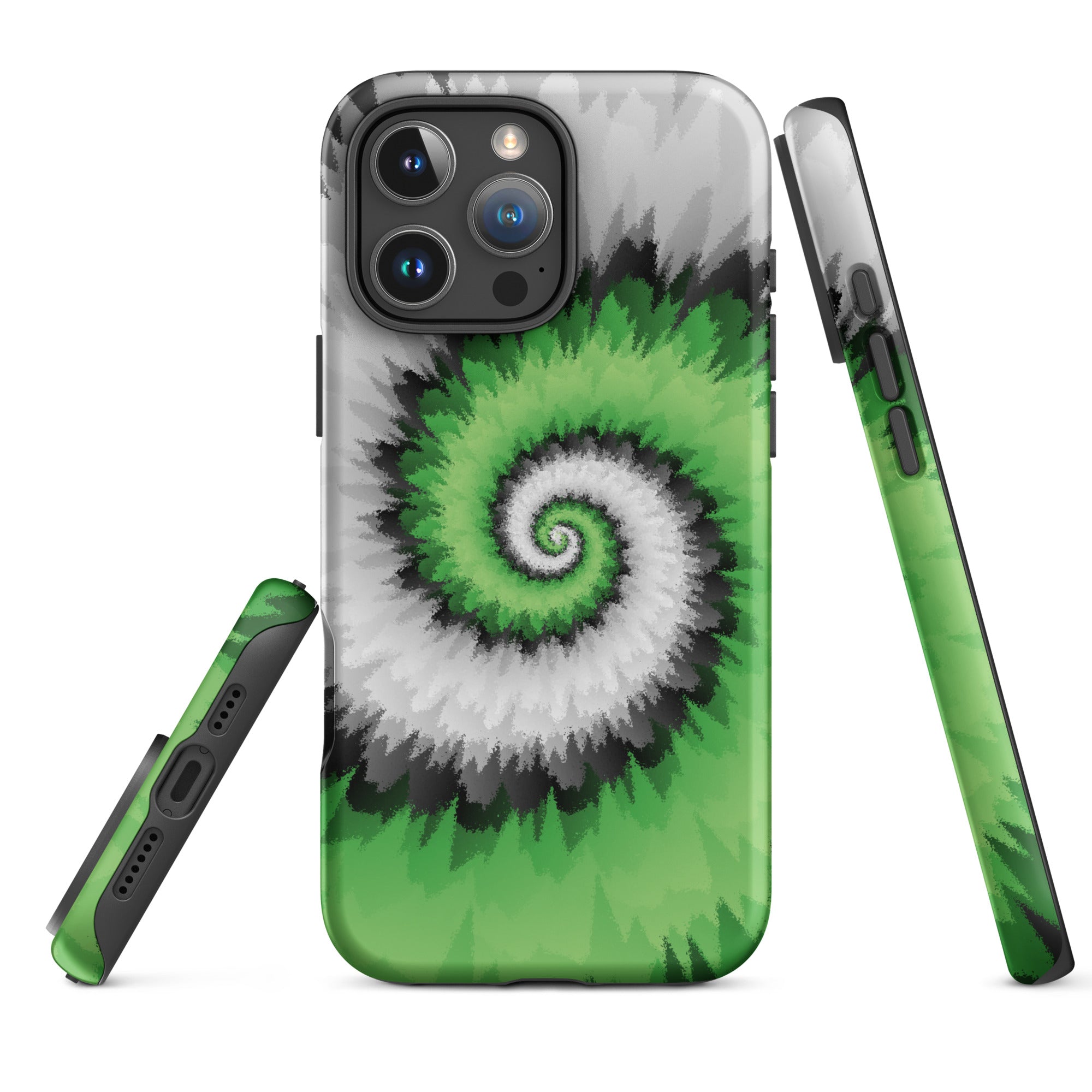 Tough Case for iPhone® Tie Dye Spiral Aromantic