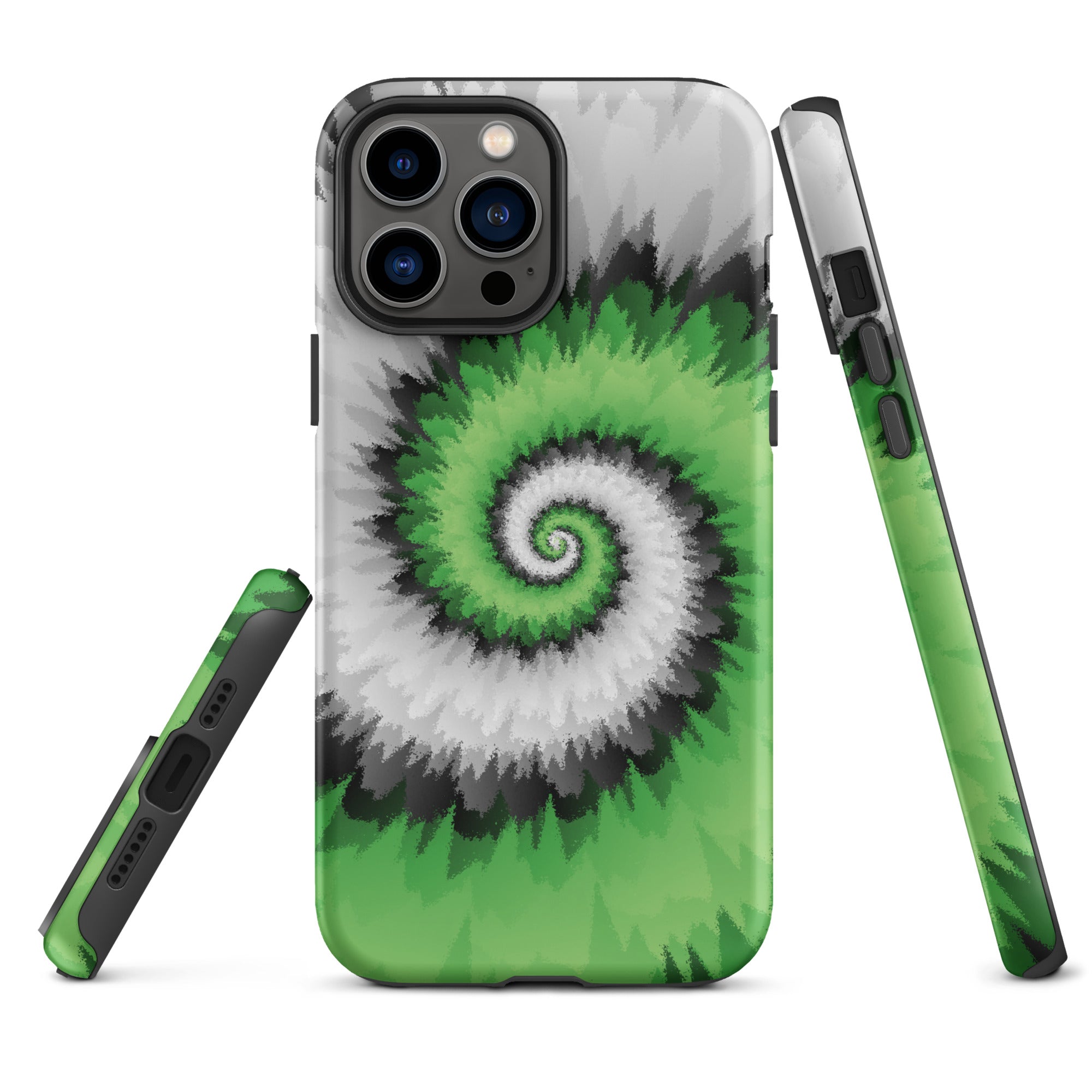 Tough Case for iPhone® Tie Dye Spiral Aromantic