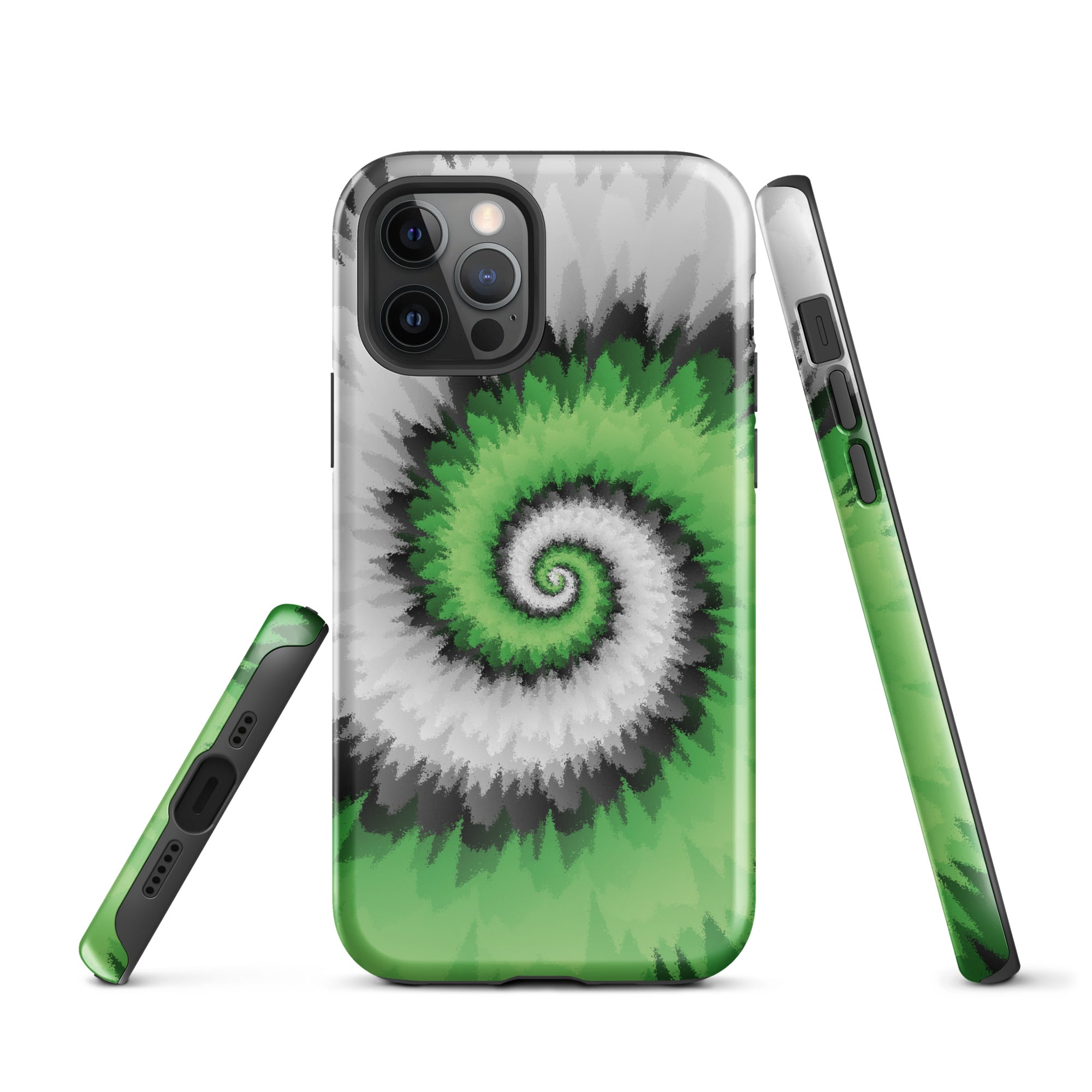 Tough Case for iPhone® Tie Dye Spiral Aromantic
