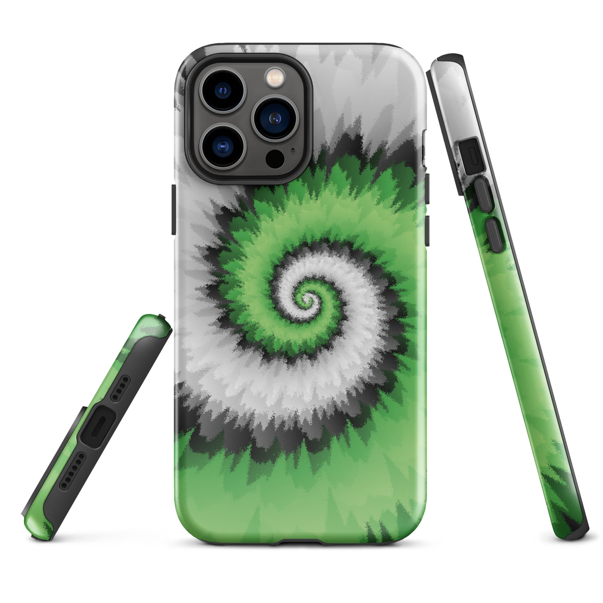 Tough Case for iPhone® Tie Dye Spiral Aromantic