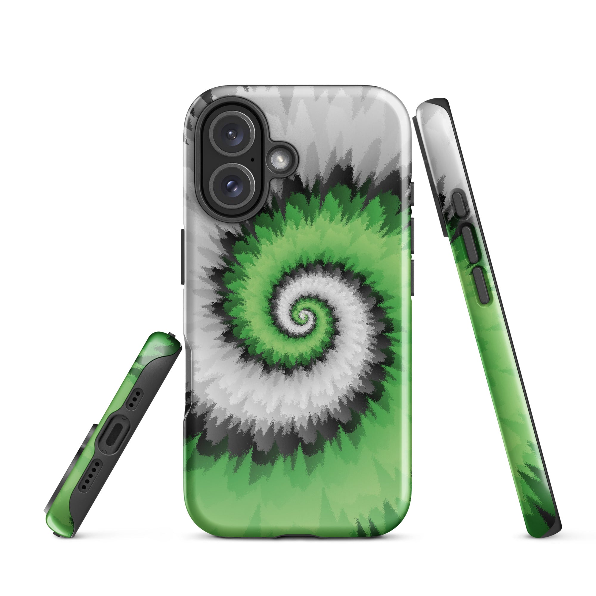 Tough Case for iPhone® Tie Dye Spiral Aromantic