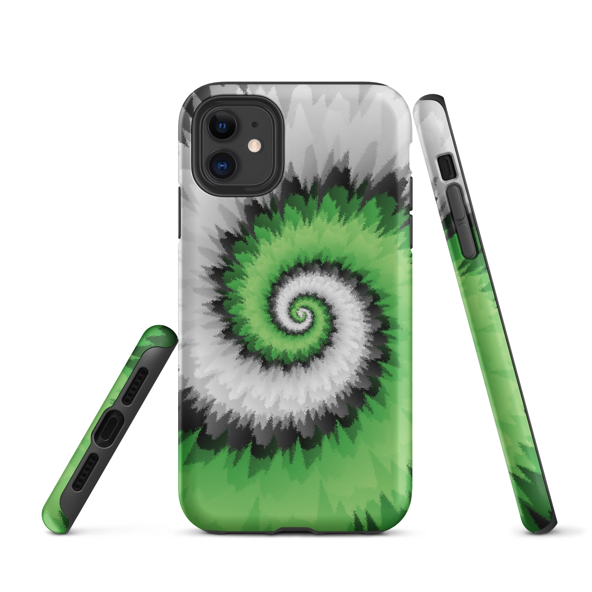 Tough Case for iPhone® Tie Dye Spiral Aromantic