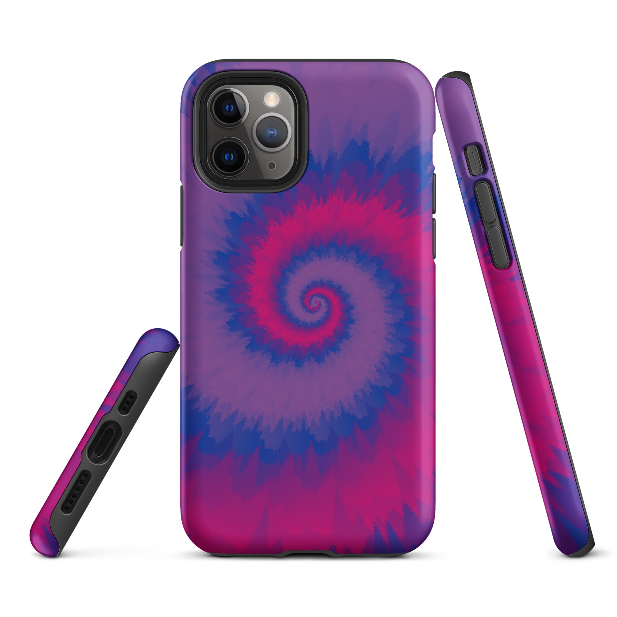 Tough Case for iPhone® Tie Dye Spiral Bisexual