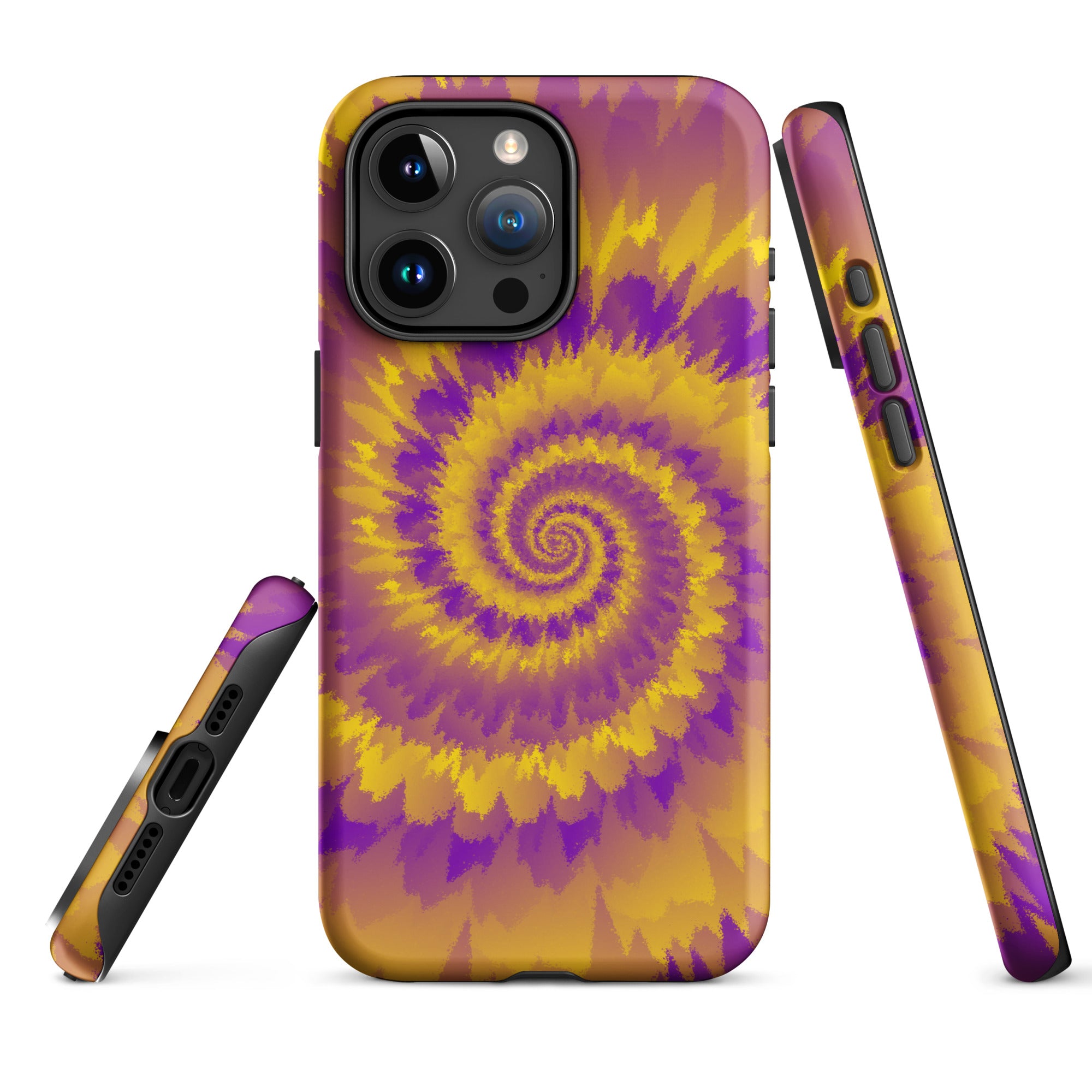 Tough Case for iPhone® Tie Dye Spiral Intersex