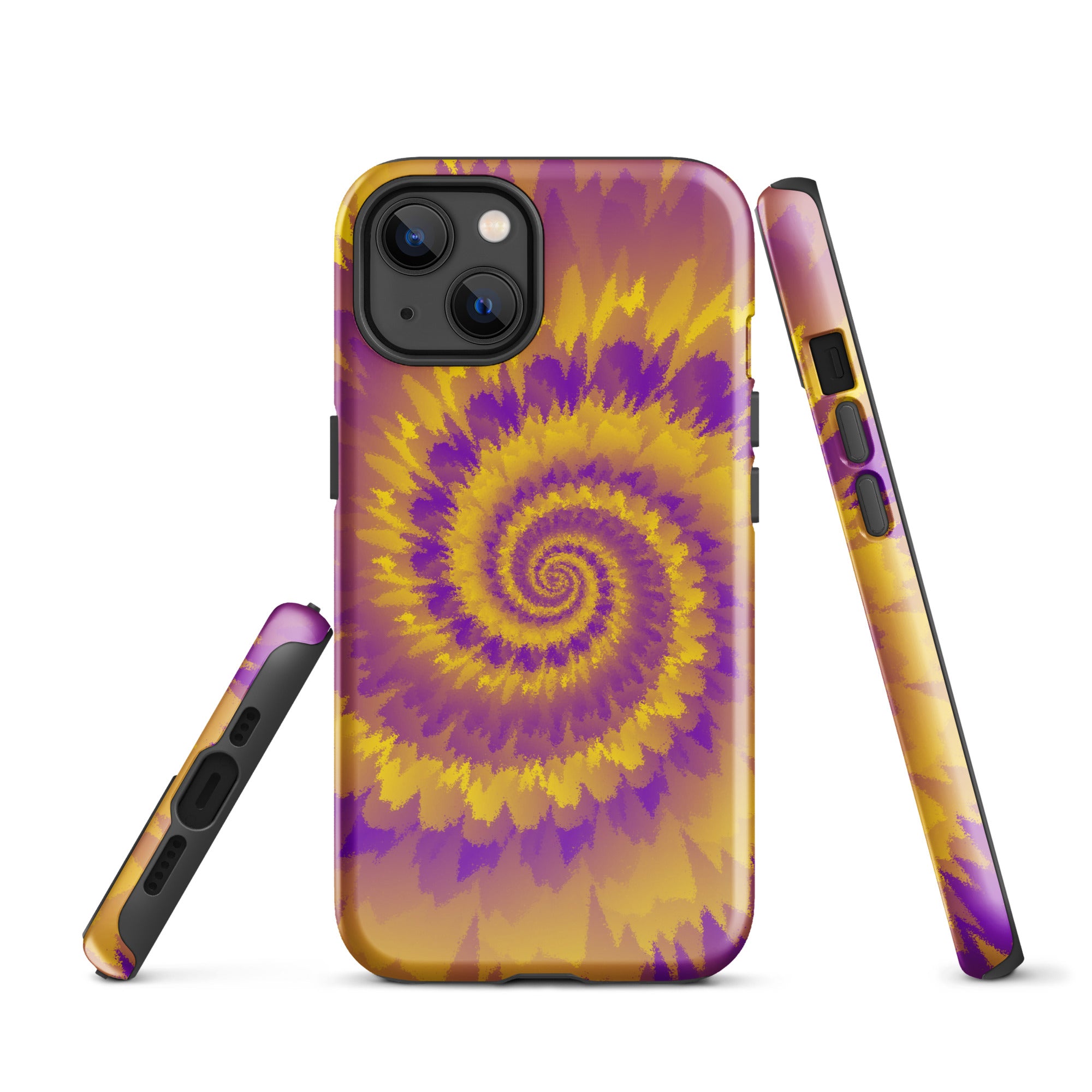 Tough Case for iPhone® Tie Dye Spiral Intersex