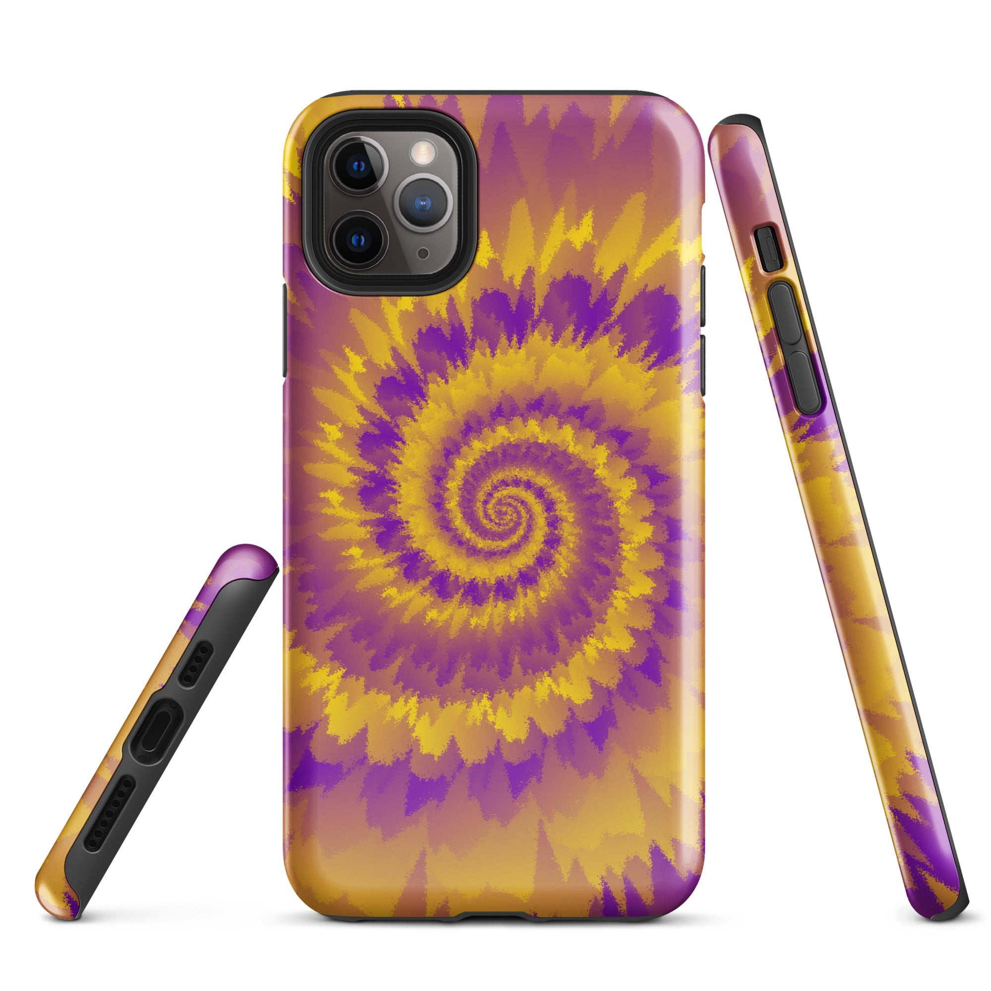 Tough Case for iPhone® Tie Dye Spiral Intersex