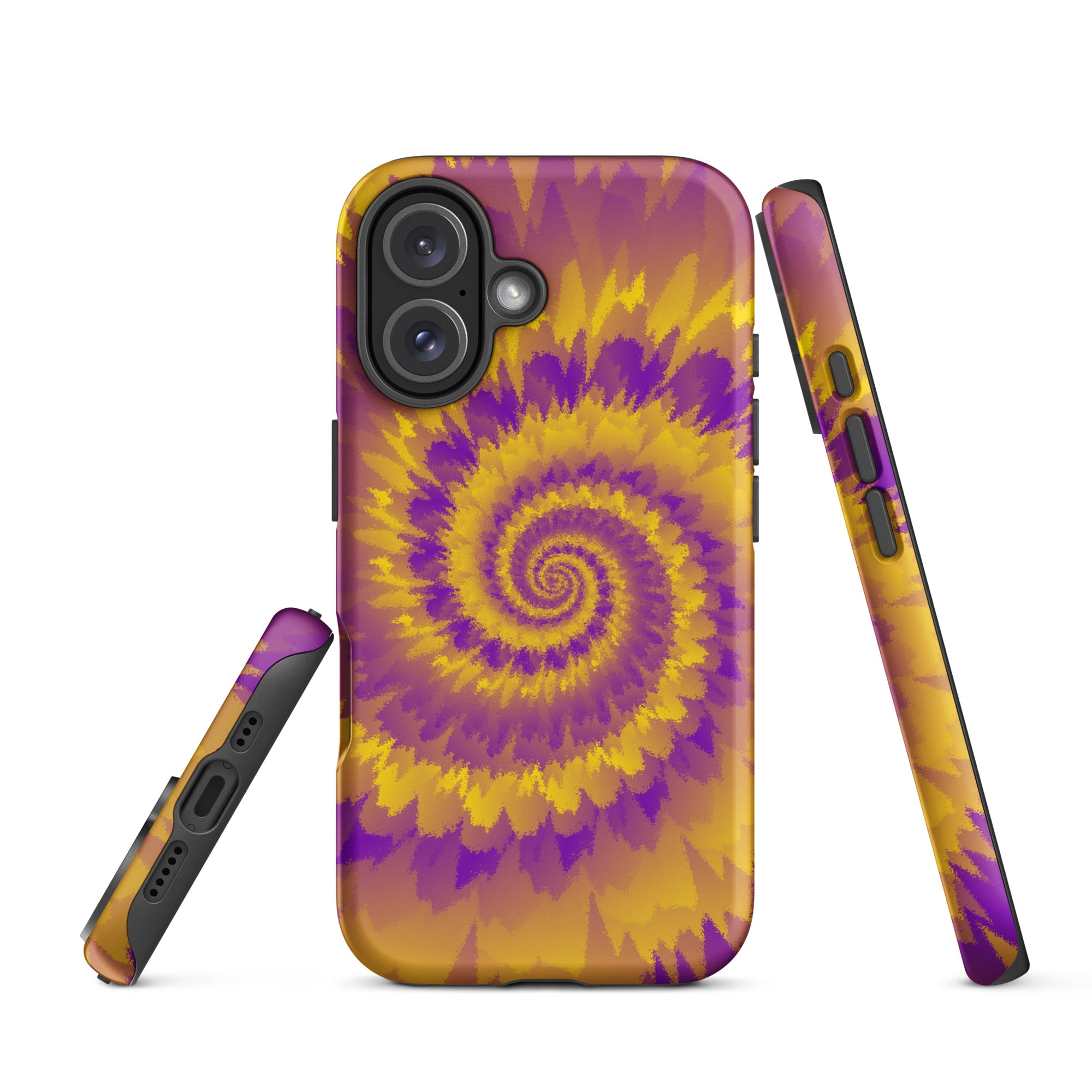 Tough Case for iPhone® Tie Dye Spiral Intersex