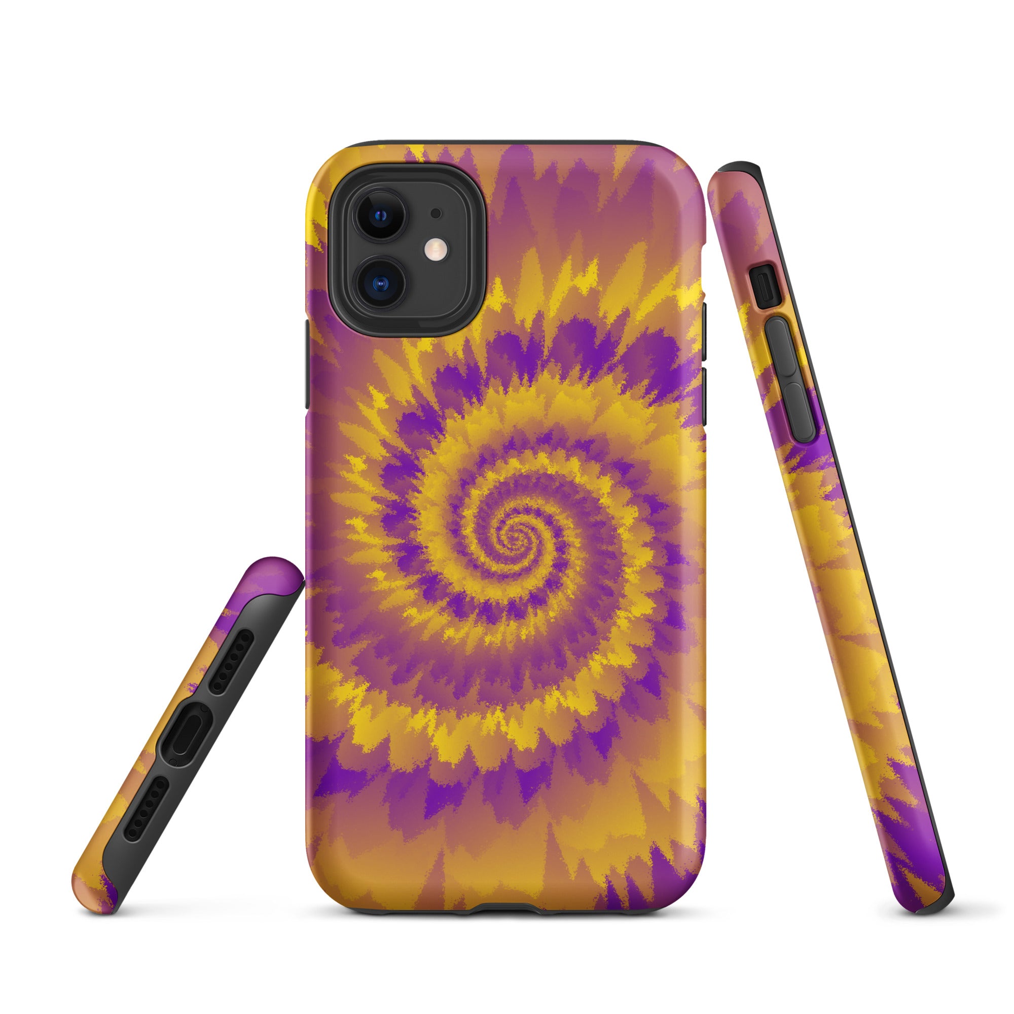 Tough Case for iPhone® Tie Dye Spiral Intersex