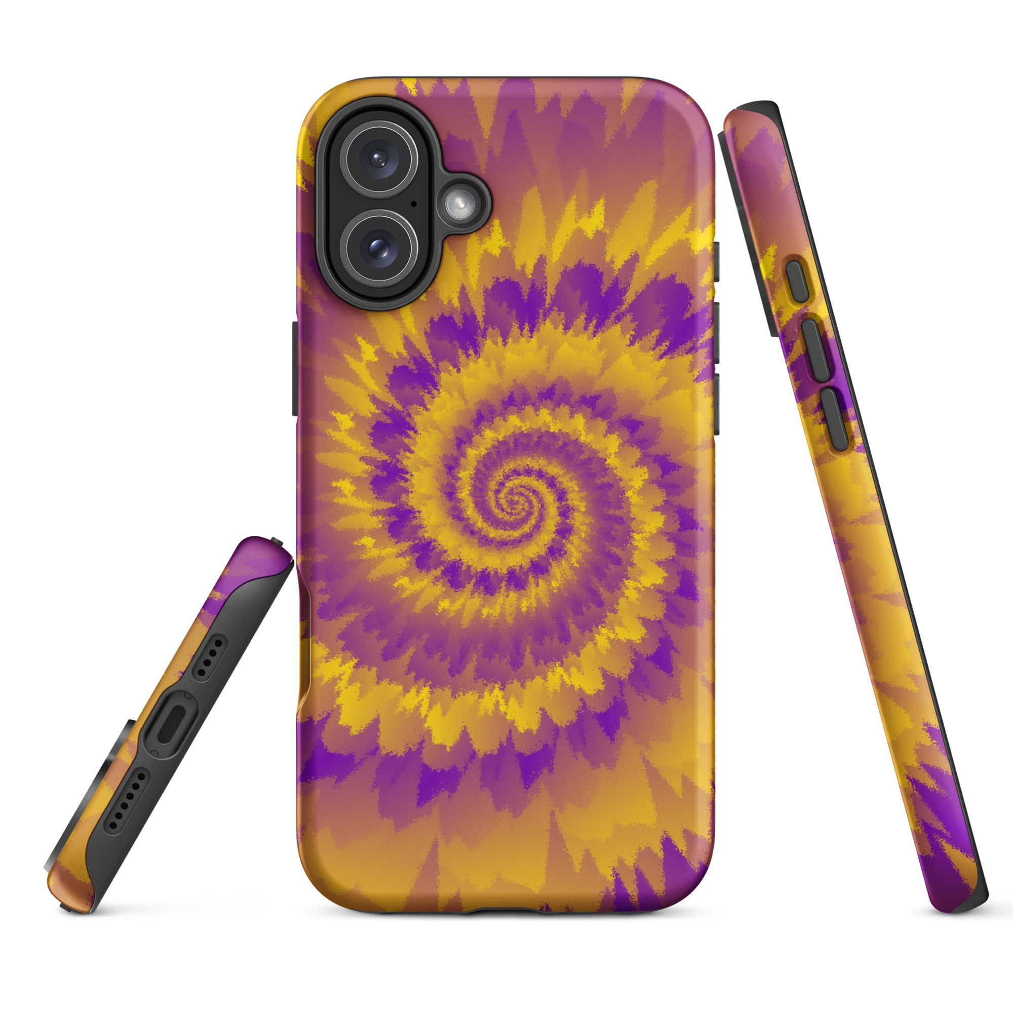 Tough Case for iPhone® Tie Dye Spiral Intersex