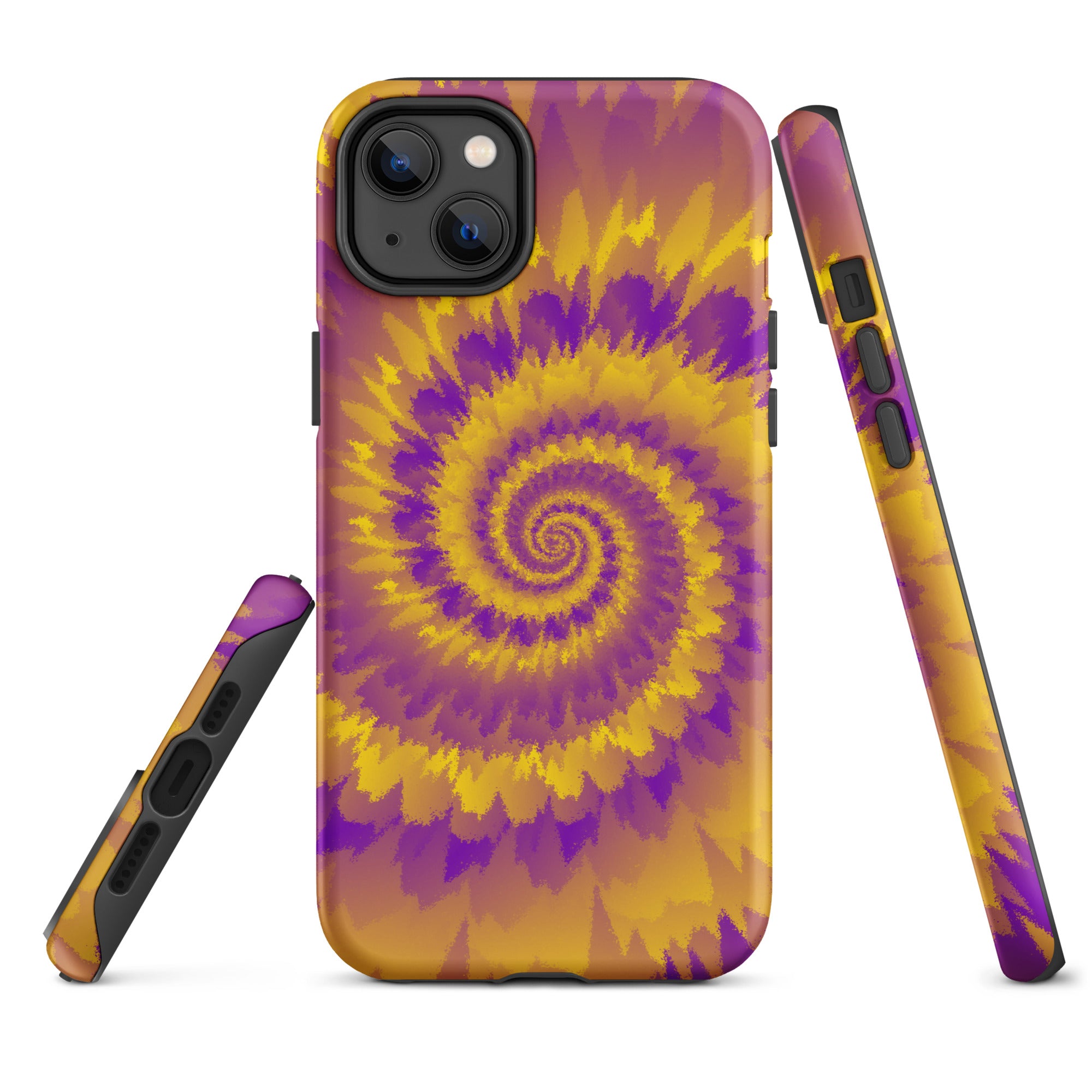 Tough Case for iPhone® Tie Dye Spiral Intersex