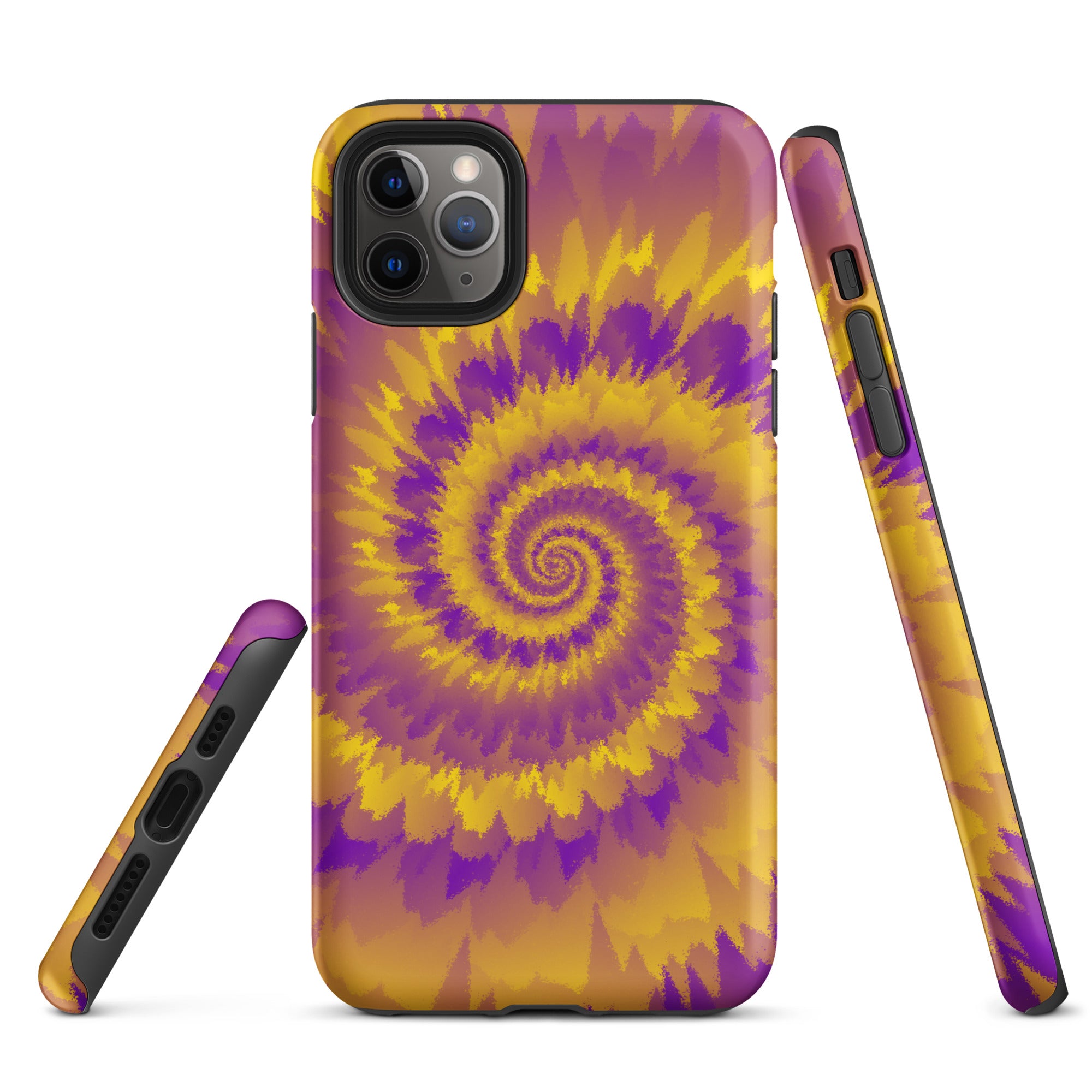 Tough Case for iPhone® Tie Dye Spiral Intersex
