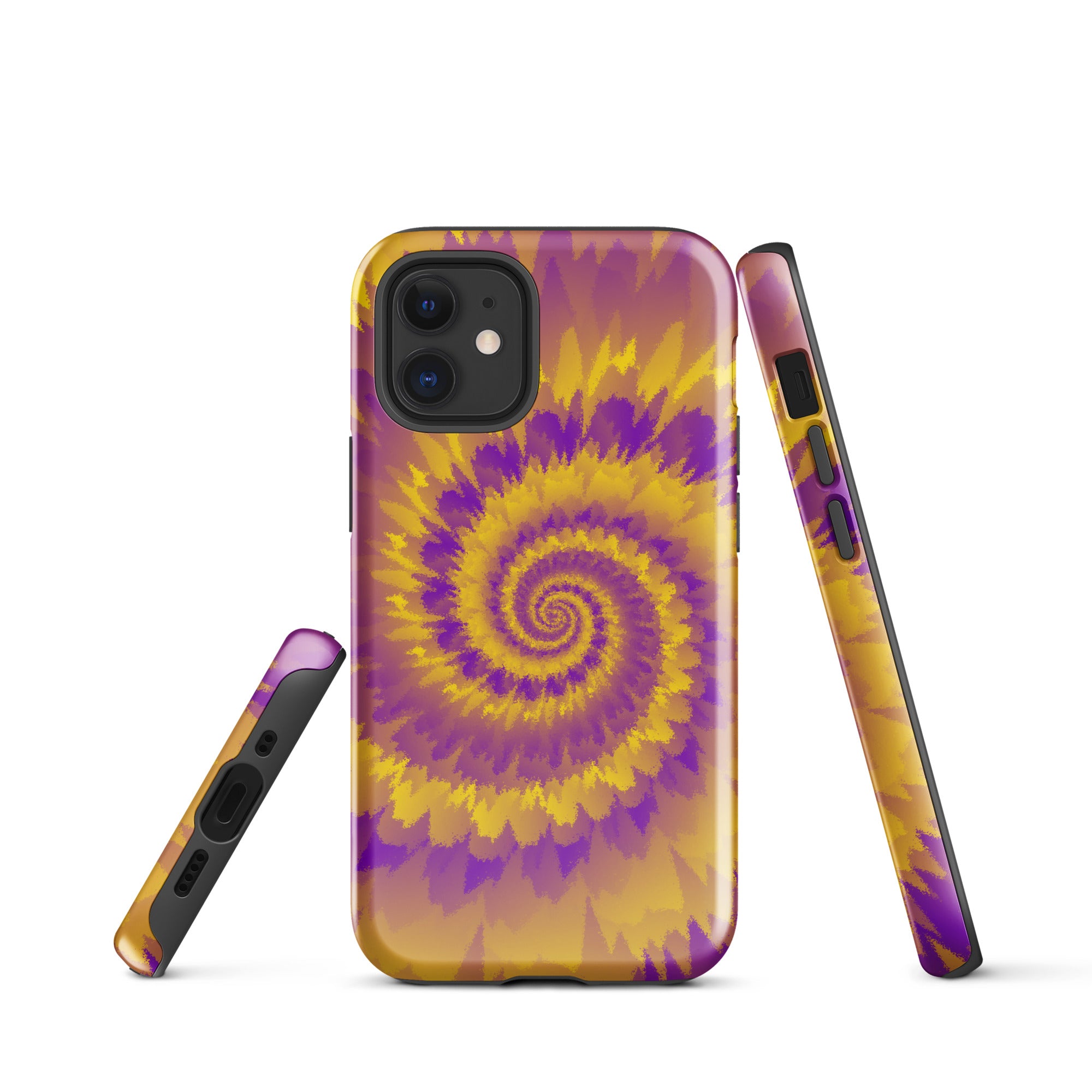 Tough Case for iPhone® Tie Dye Spiral Intersex