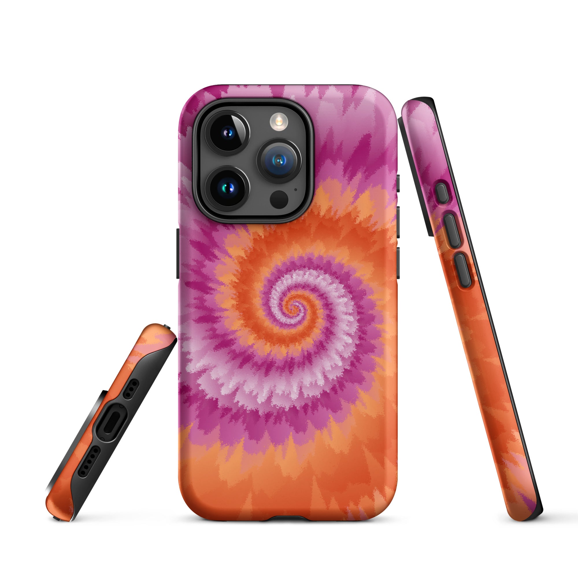 Tough Case for iPhone® Tie Dye Spiral Lesbian
