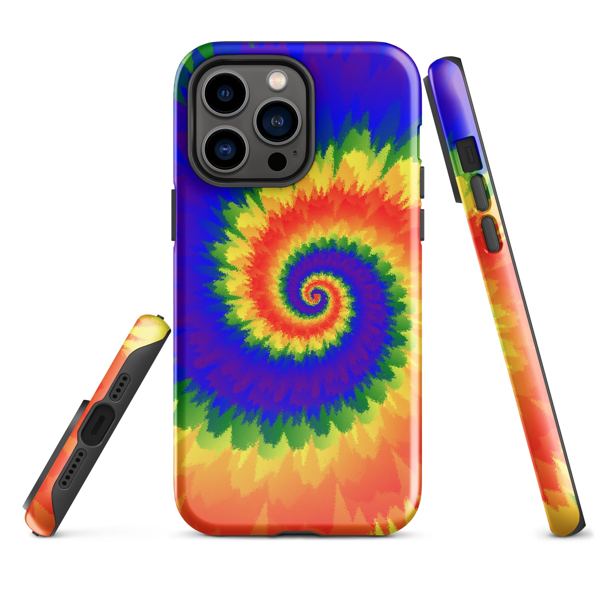 Tough Case for iPhone® Tie Dye Spiral LGBTQ