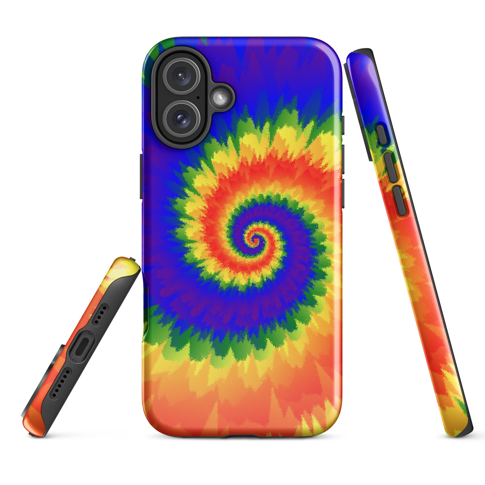 Tough Case for iPhone® Tie Dye Spiral LGBTQ