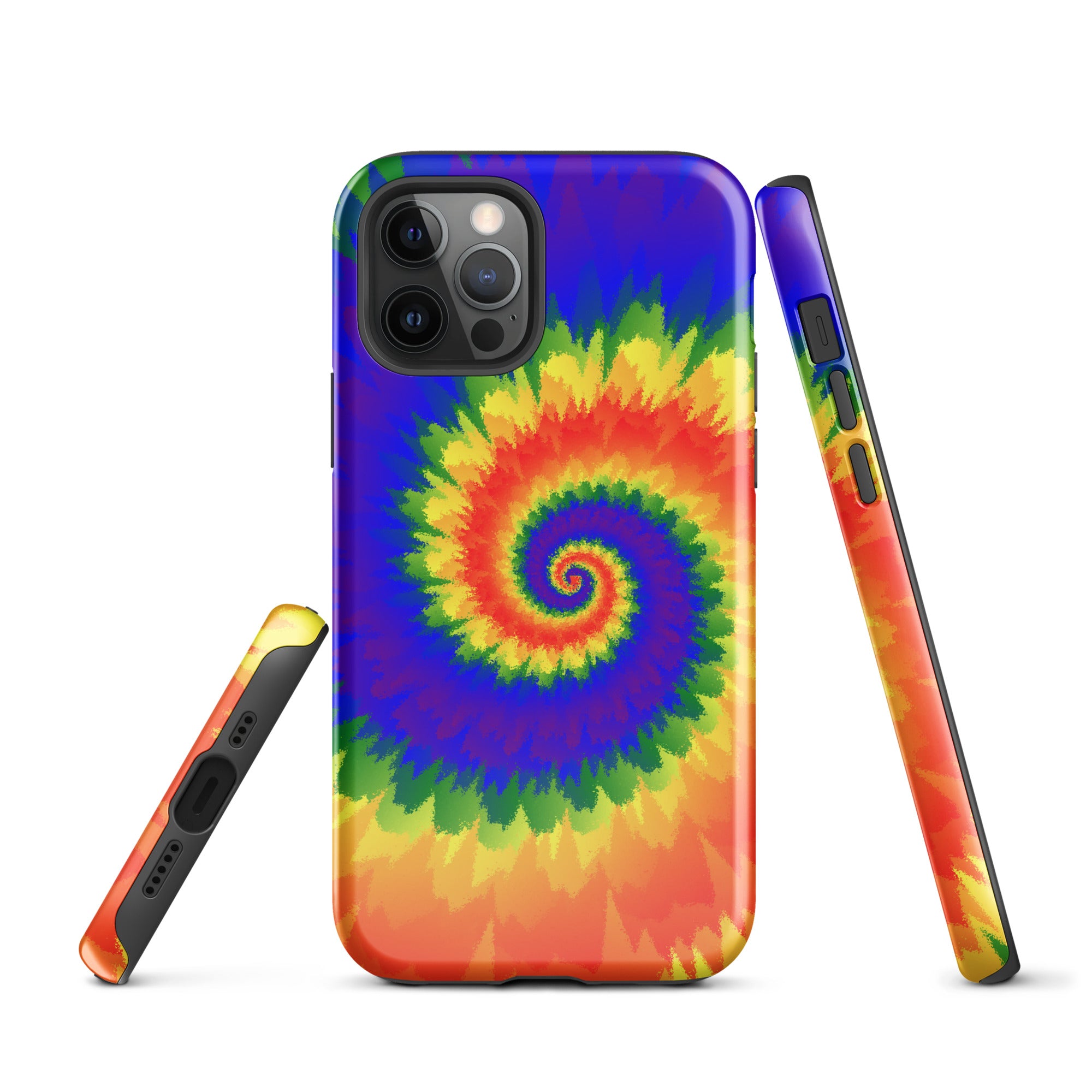 Tough Case for iPhone® Tie Dye Spiral LGBTQ