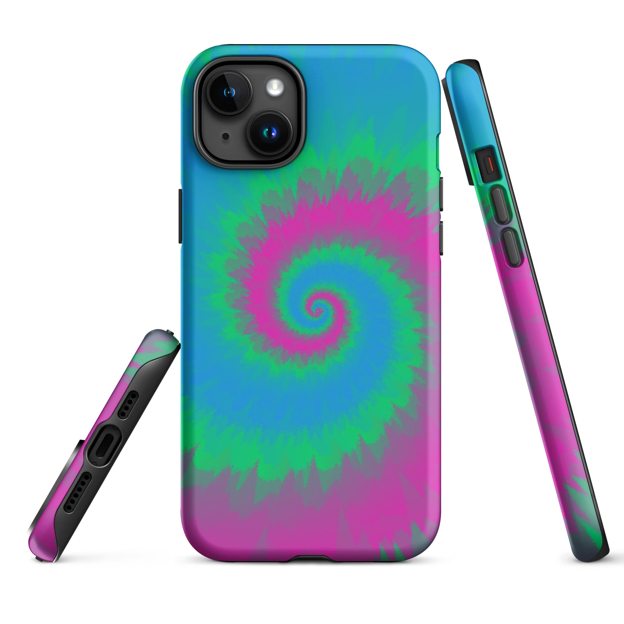 Tough Case for iPhone® Tie Dye Spiral Polysexual