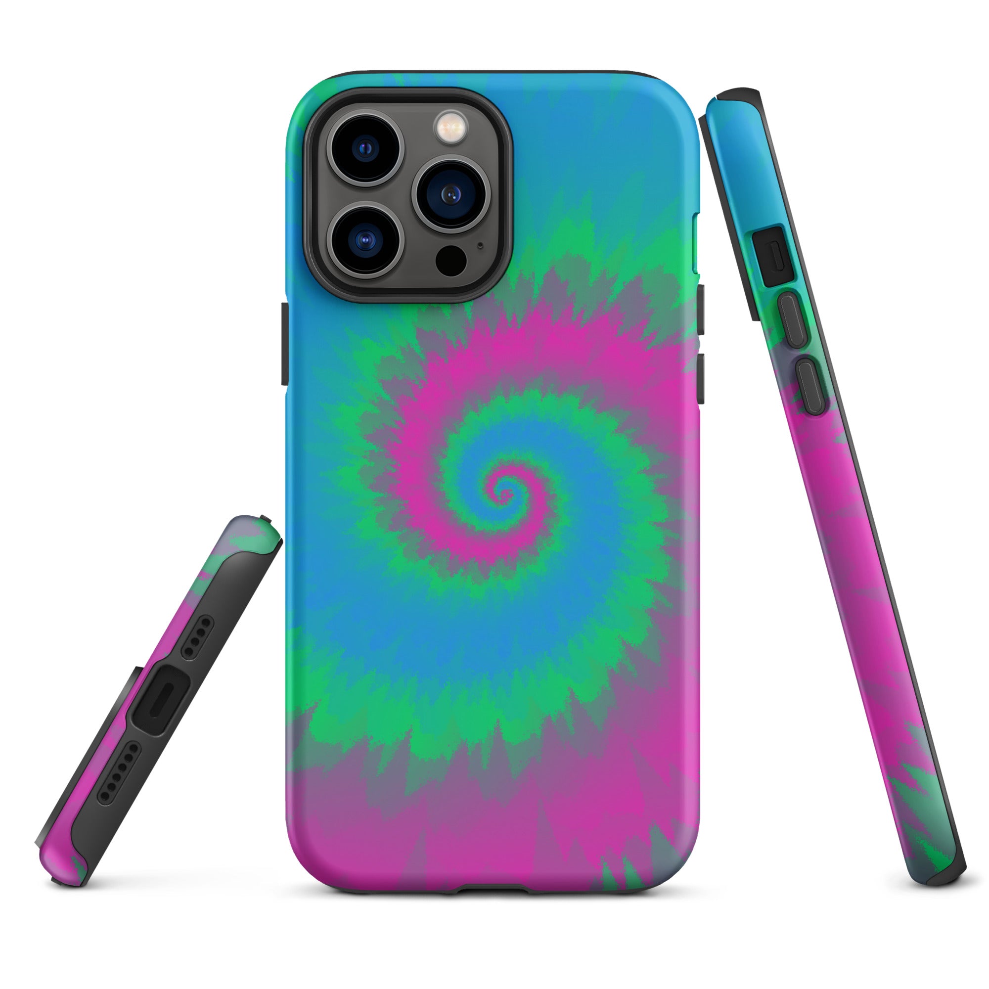 Tough Case for iPhone® Tie Dye Spiral Polysexual