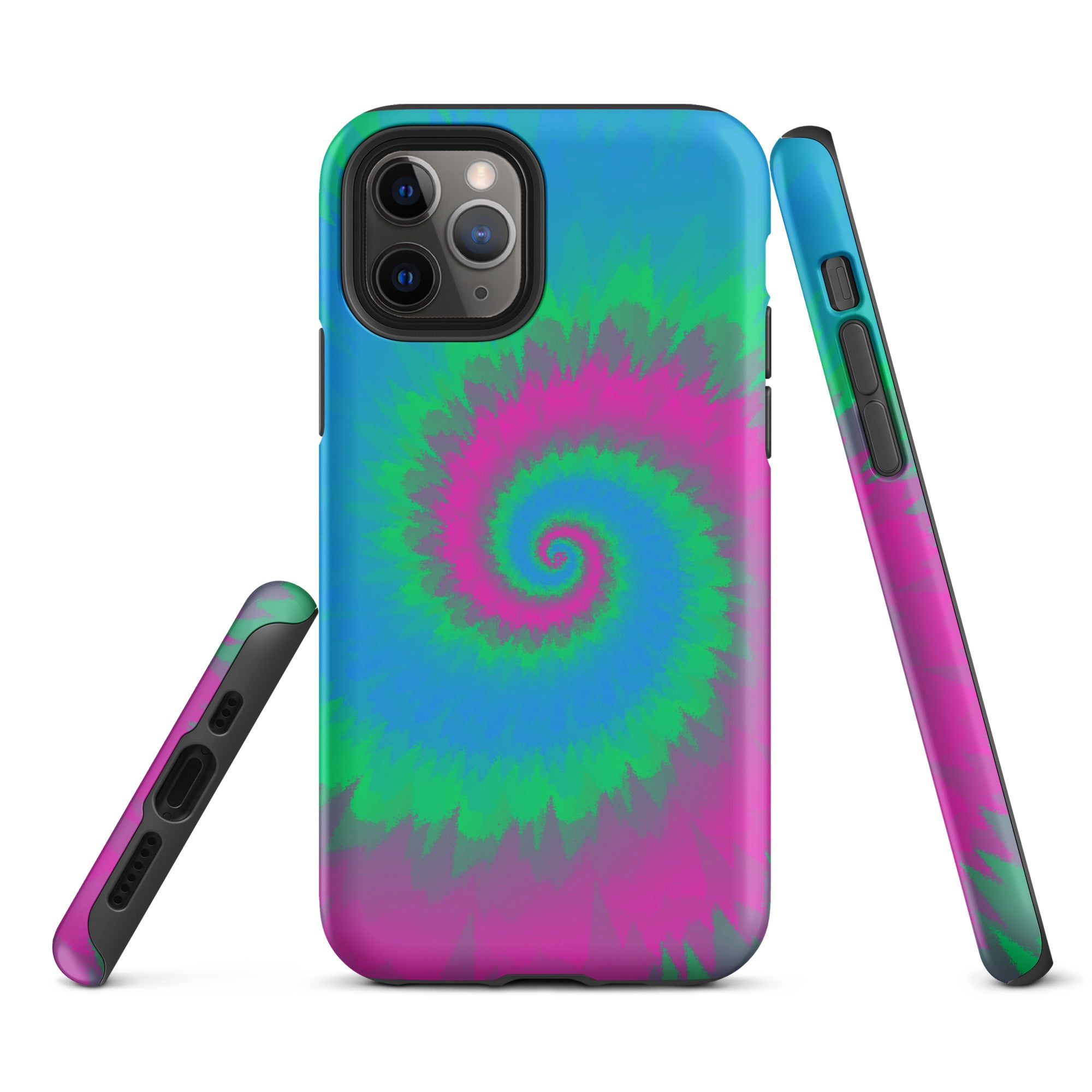 Tough Case for iPhone® Tie Dye Spiral Polysexual