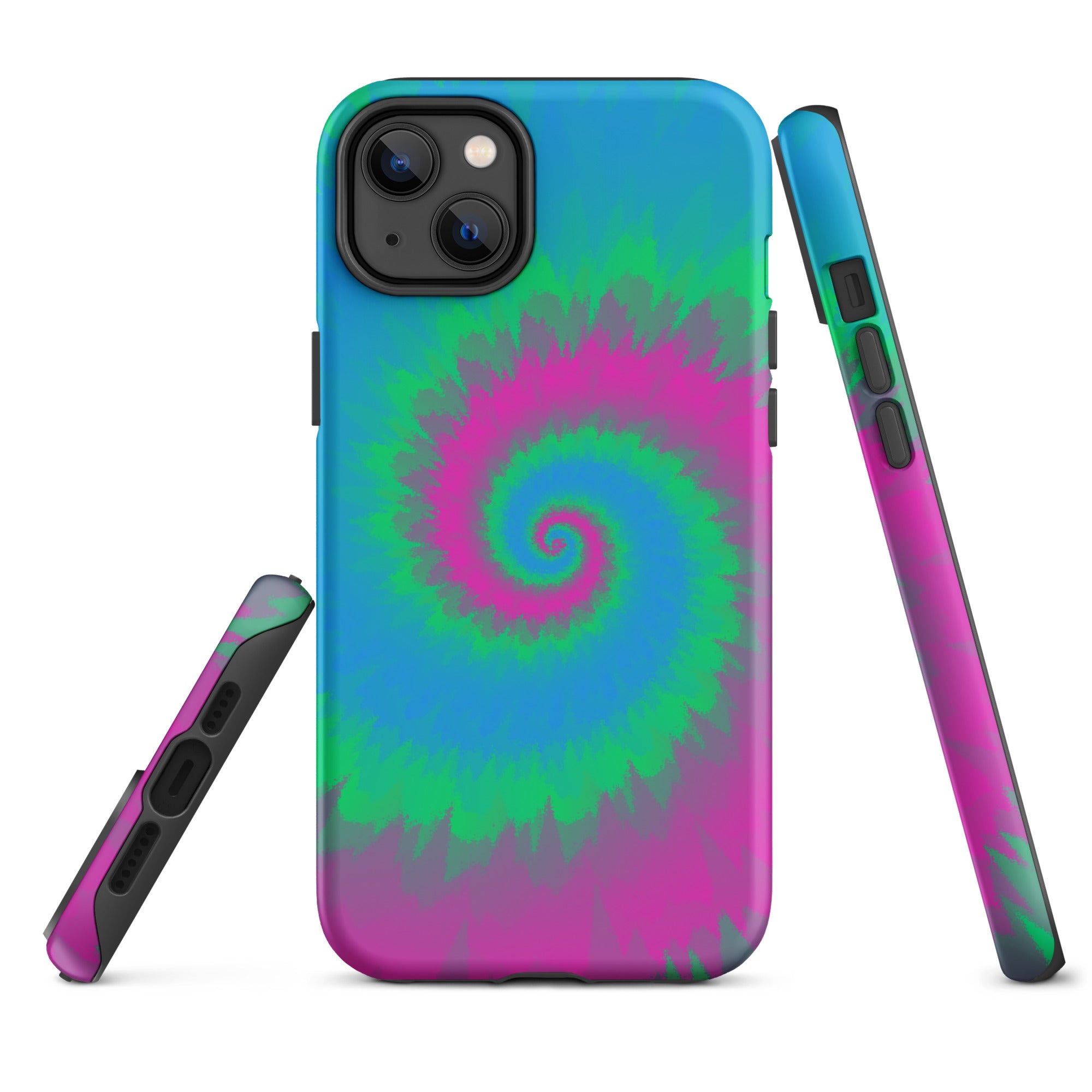Tough Case for iPhone® Tie Dye Spiral Polysexual