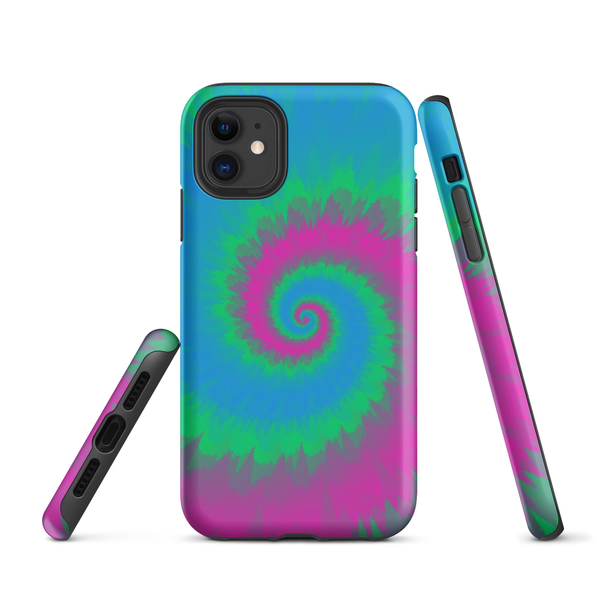 Tough Case for iPhone® Tie Dye Spiral Polysexual