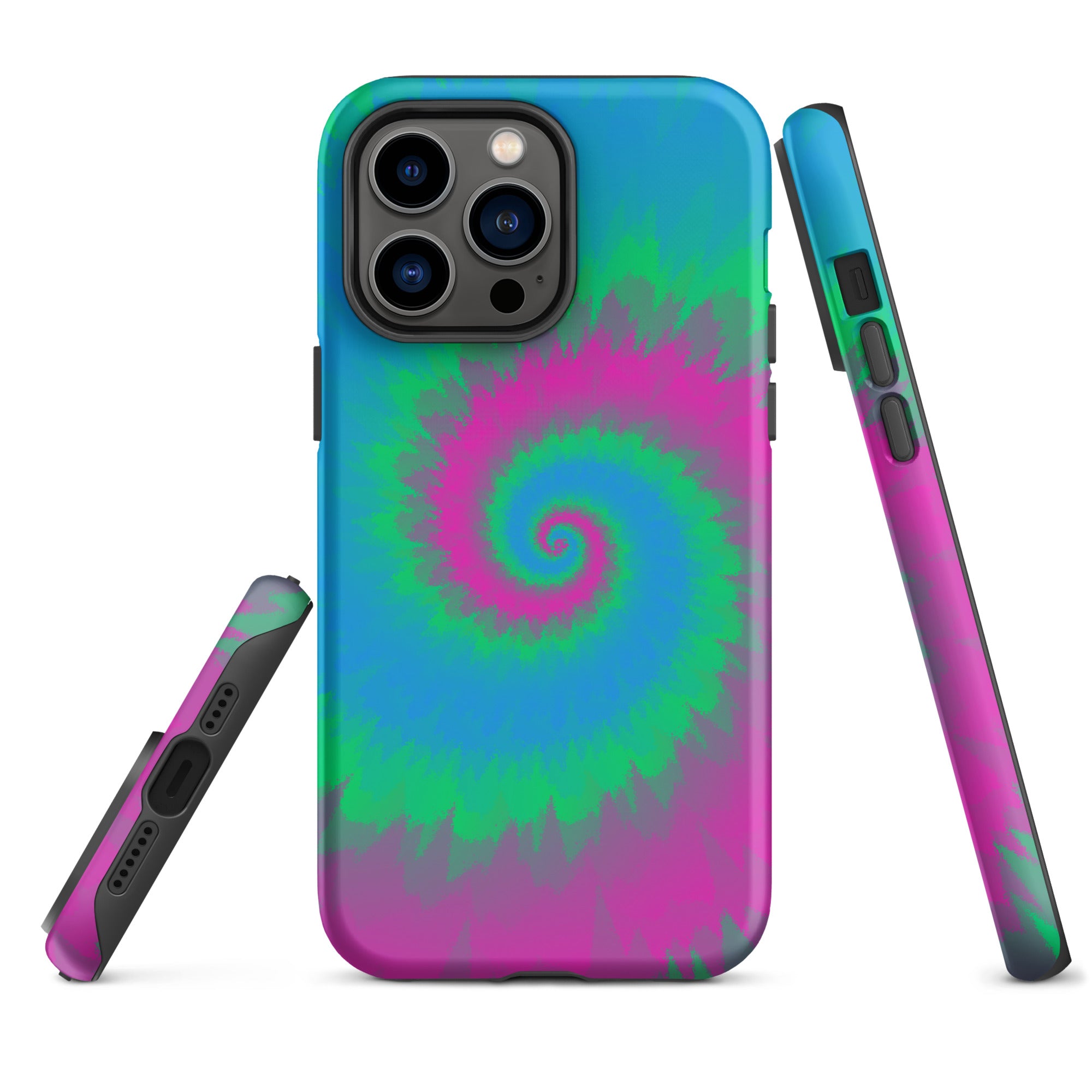 Tough Case for iPhone® Tie Dye Spiral Polysexual