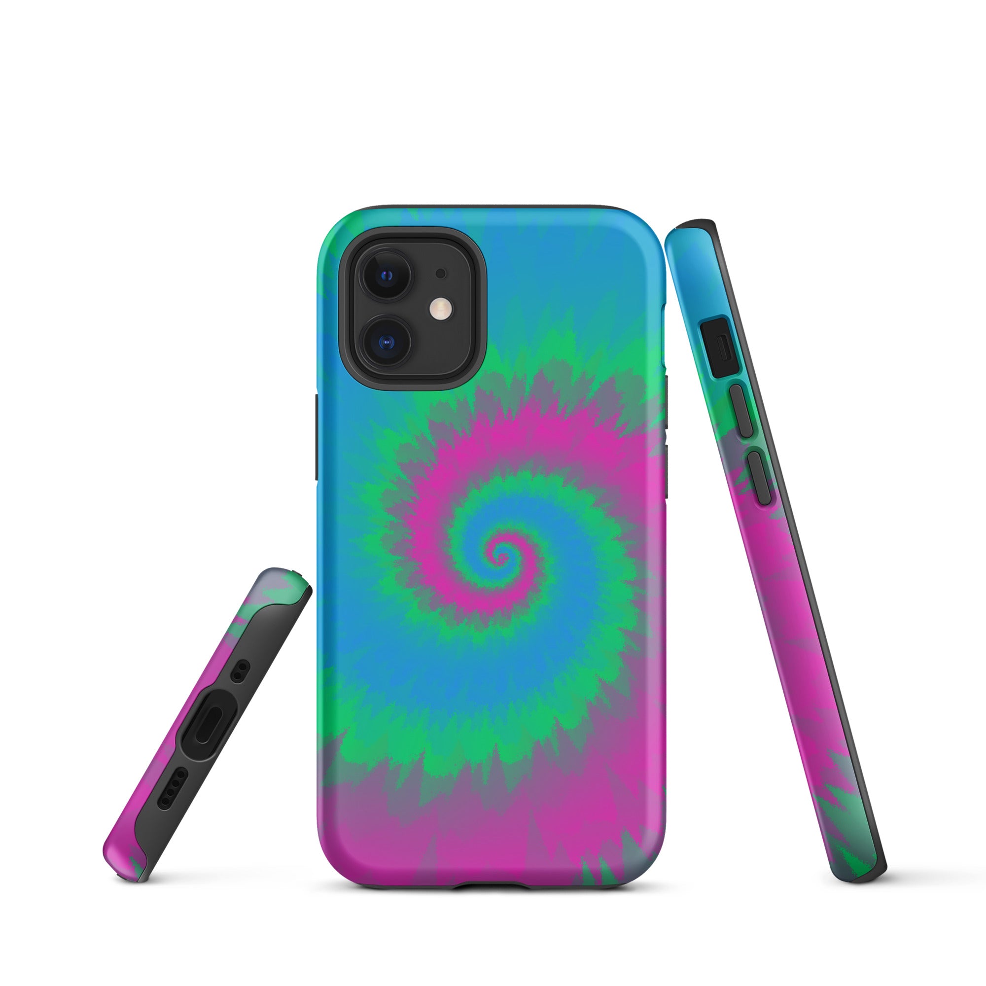 Tough Case for iPhone® Tie Dye Spiral Polysexual