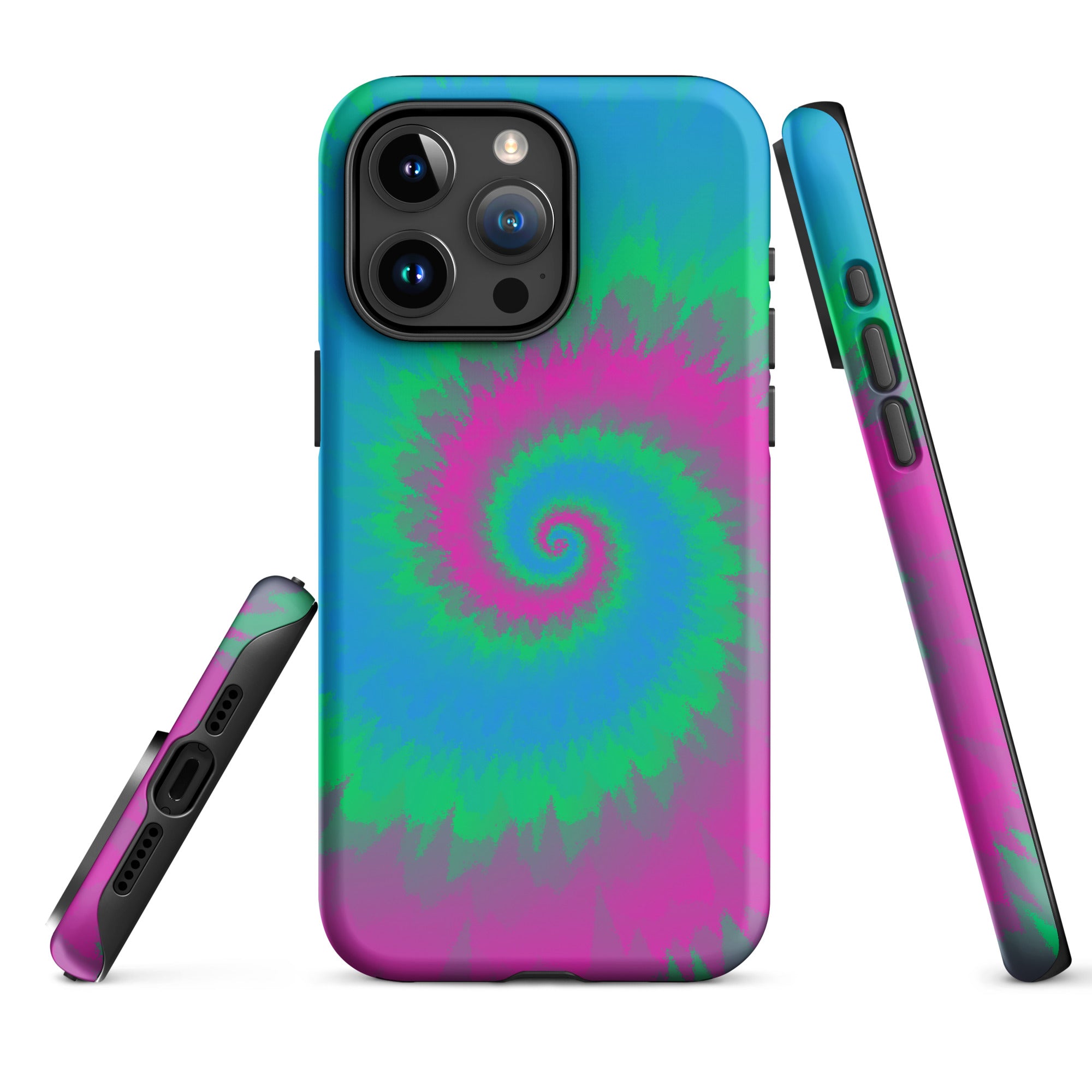 Tough Case for iPhone® Tie Dye Spiral Polysexual