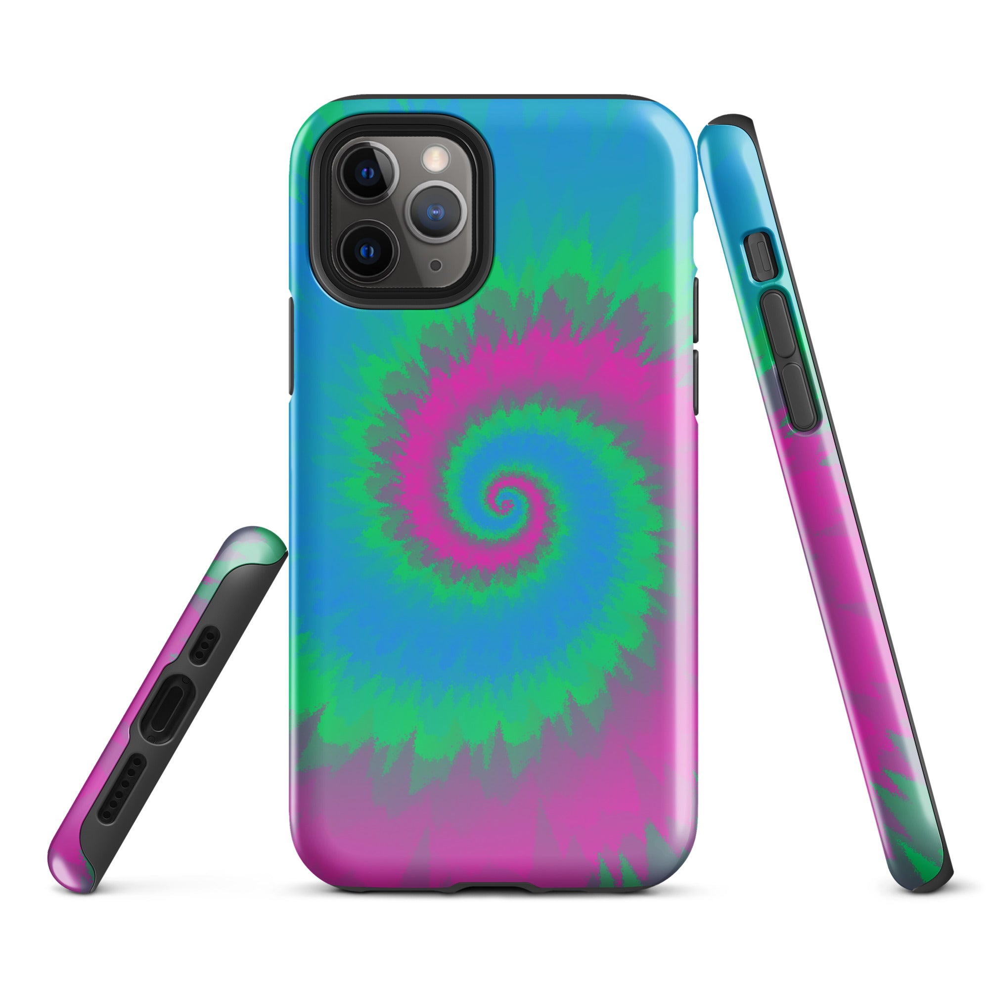 Tough Case for iPhone® Tie Dye Spiral Polysexual