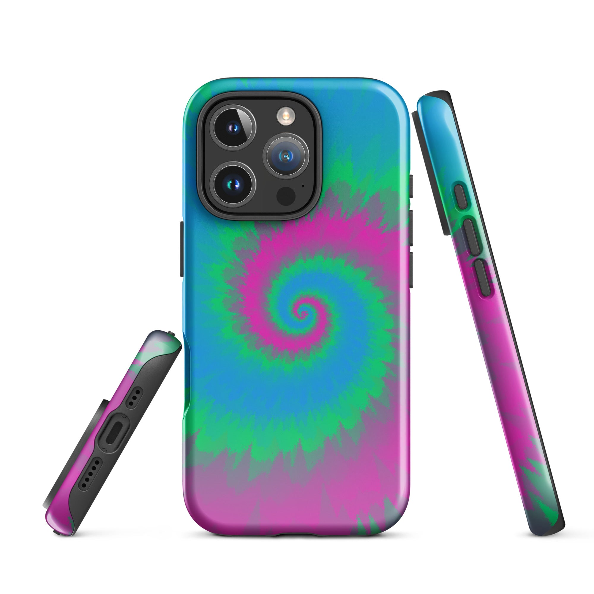 Tough Case for iPhone® Tie Dye Spiral Polysexual