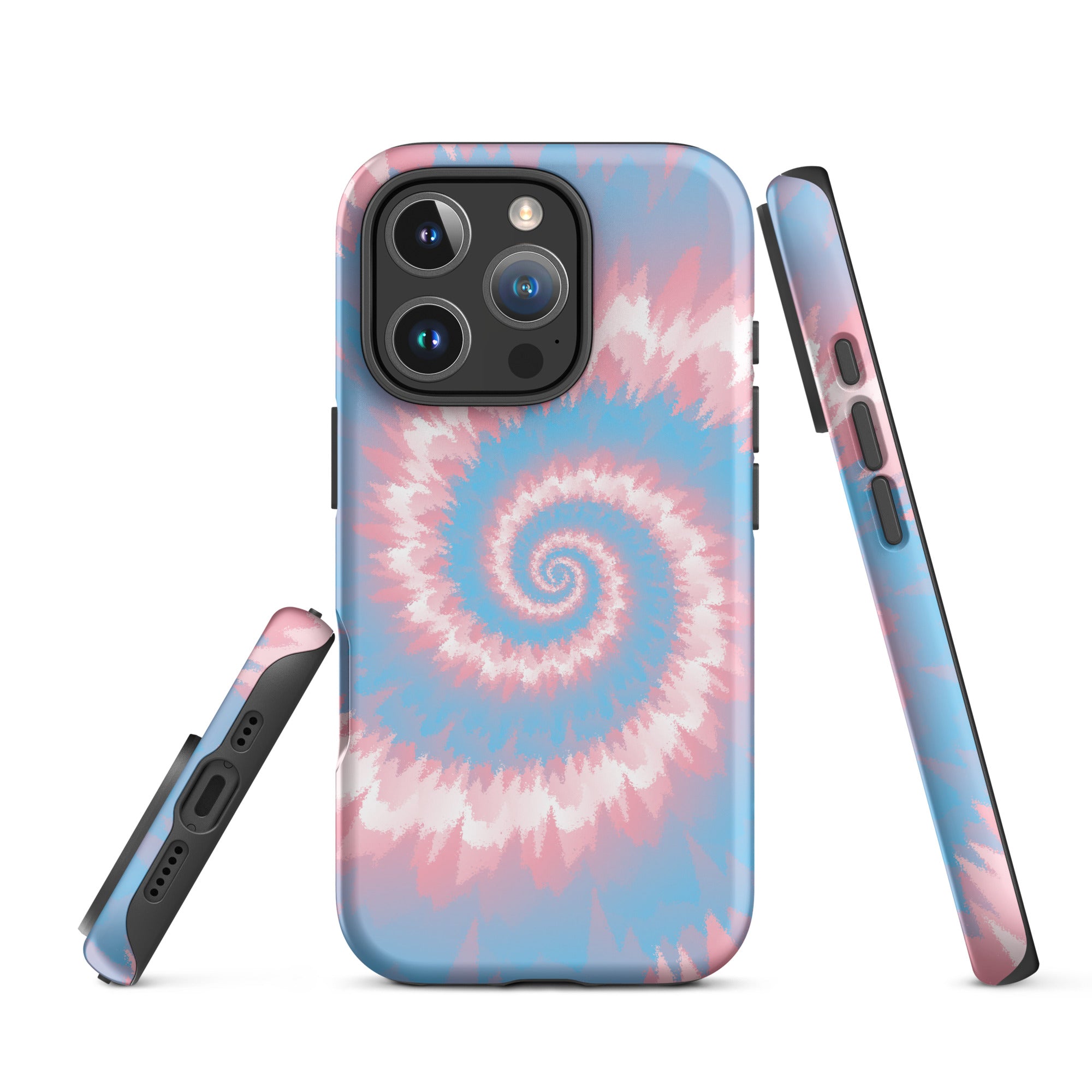 Tough Case for iPhone® Tie Dye Spiral Transgender