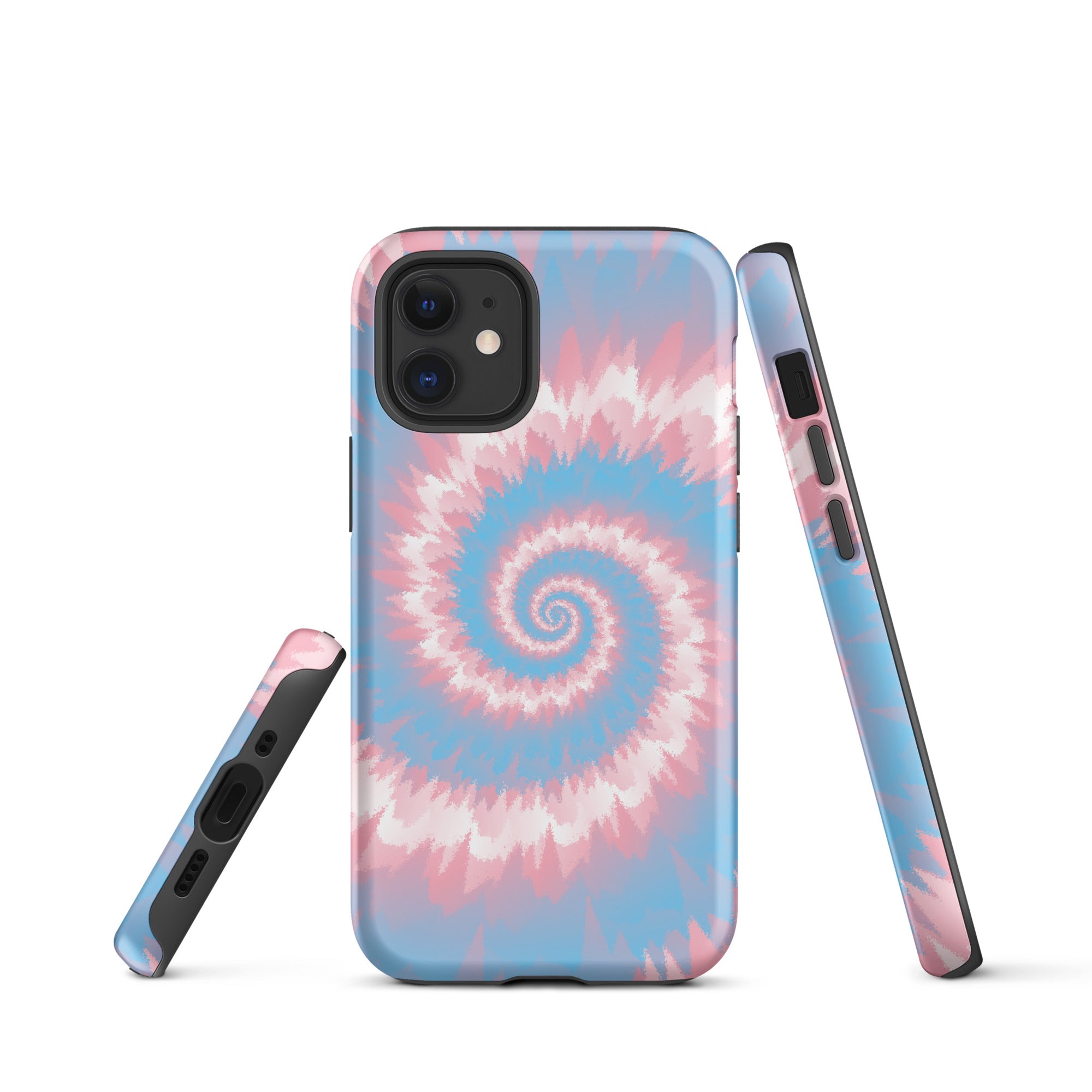 Tough Case for iPhone® Tie Dye Spiral Transgender
