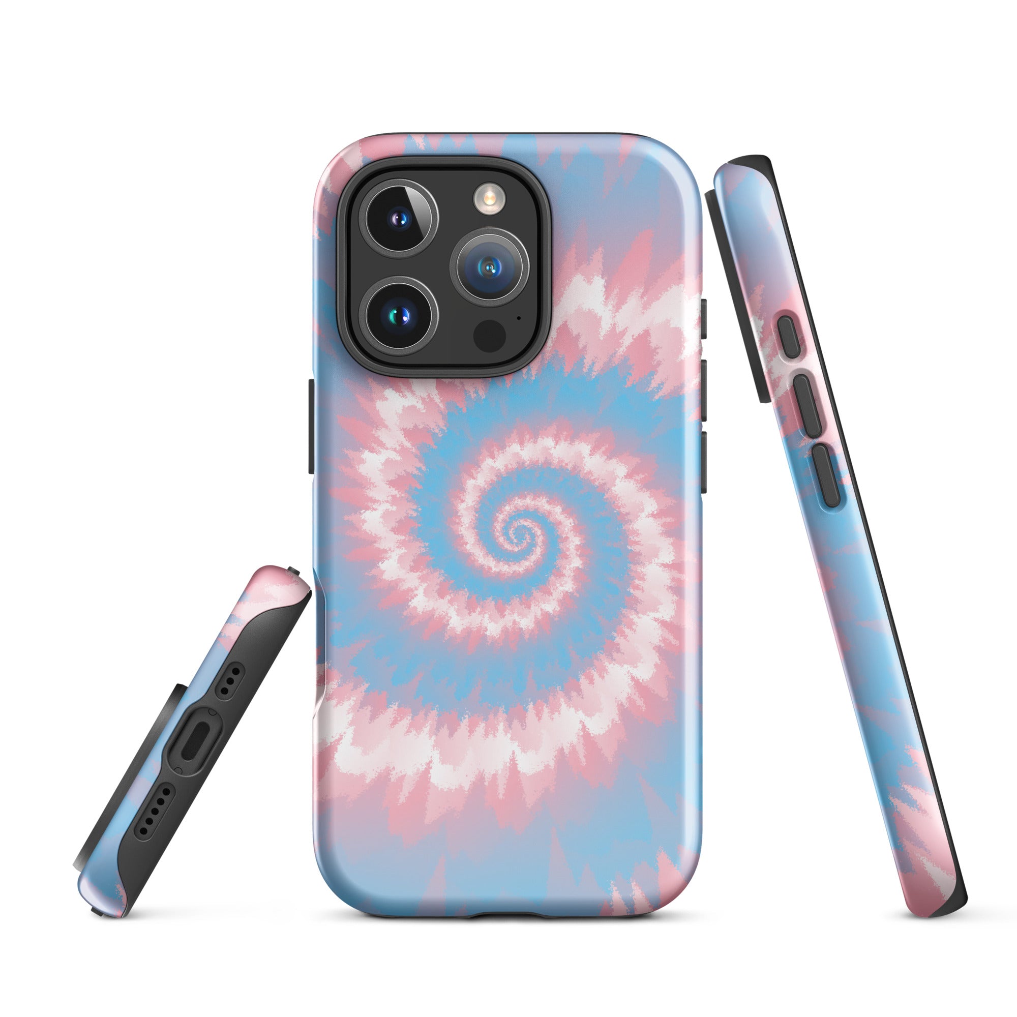 Tough Case for iPhone® Tie Dye Spiral Transgender