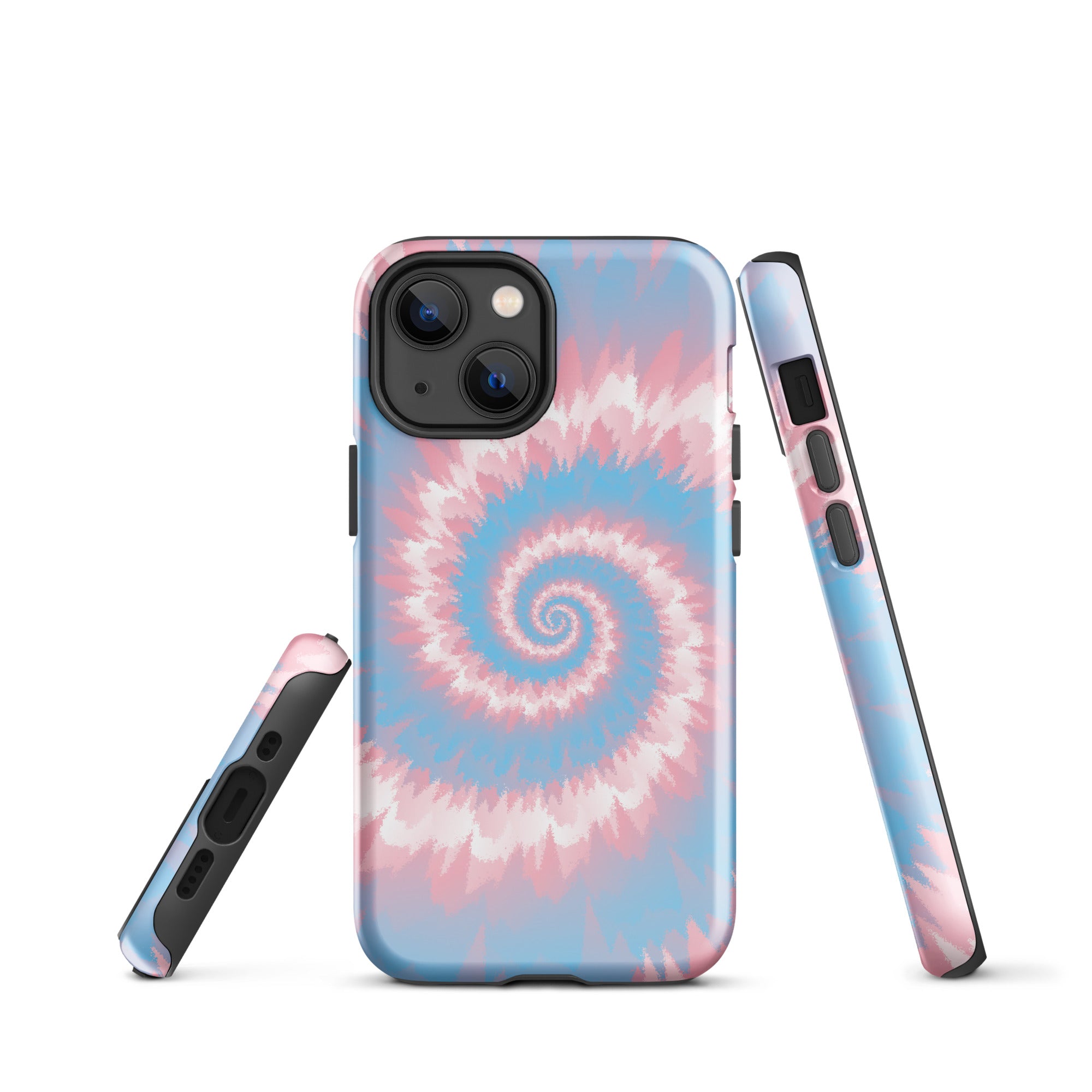 Tough Case for iPhone® Tie Dye Spiral Transgender