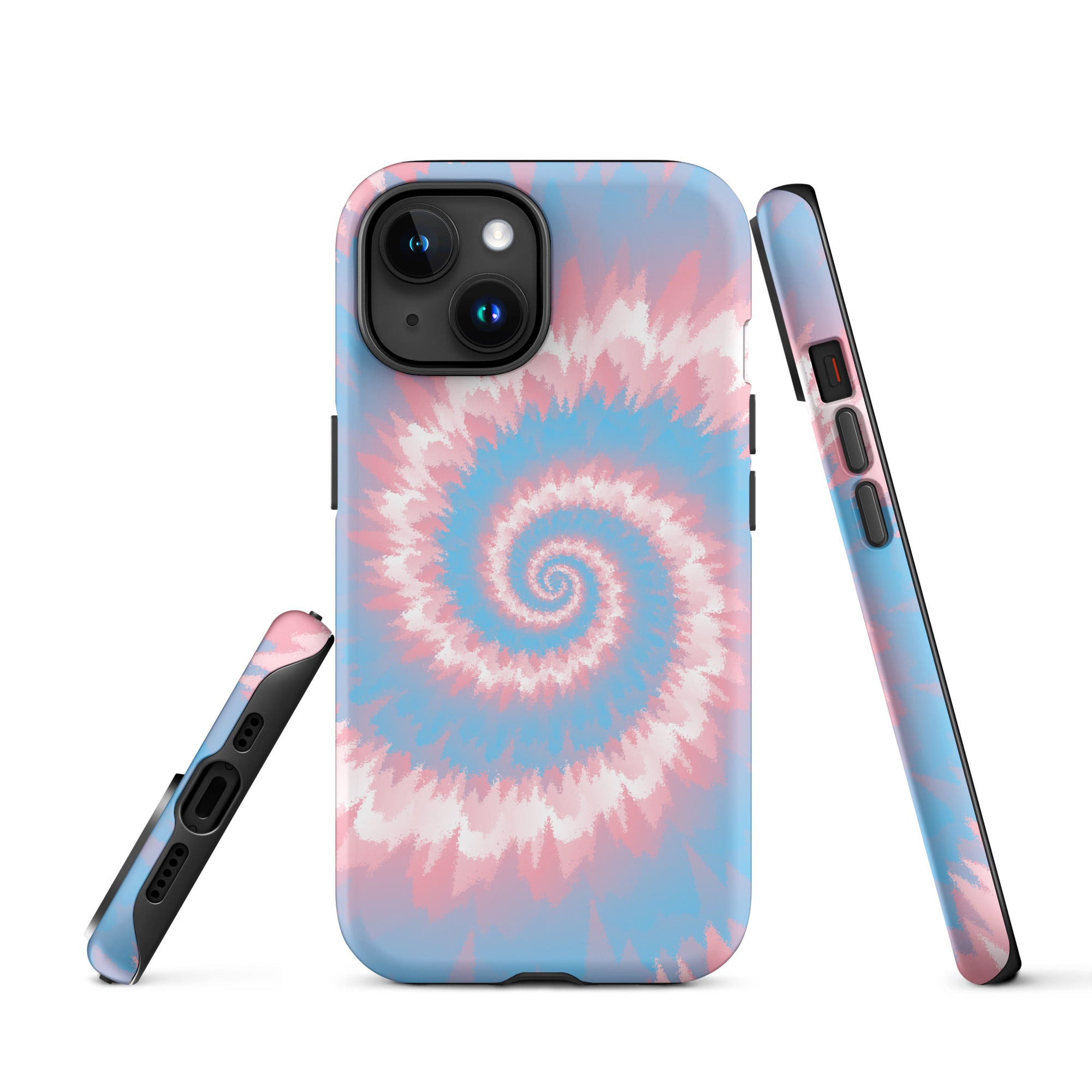 Tough Case for iPhone® Tie Dye Spiral Transgender