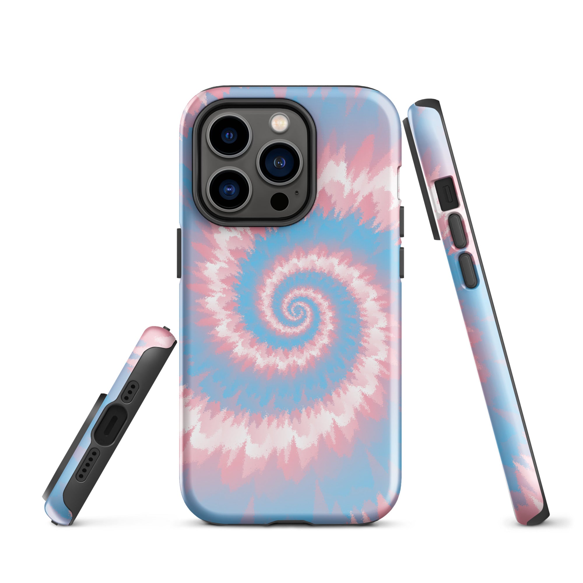 Tough Case for iPhone® Tie Dye Spiral Transgender