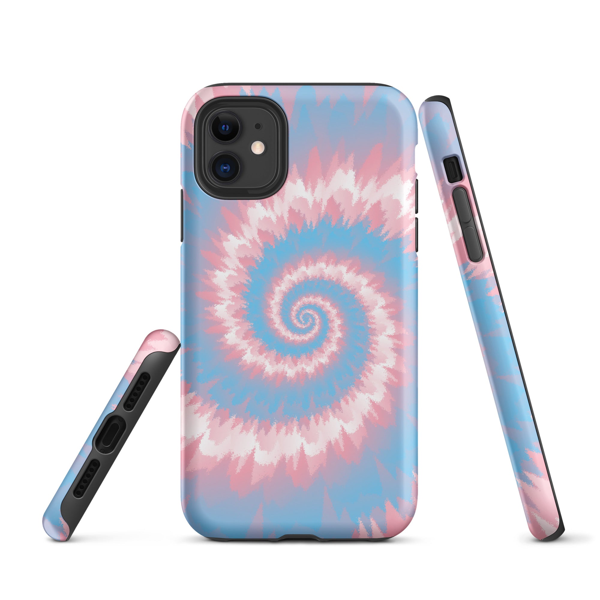 Tough Case for iPhone® Tie Dye Spiral Transgender