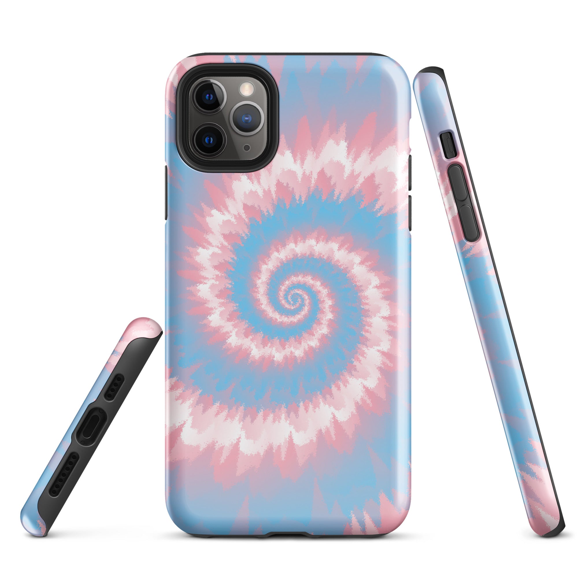 Tough Case for iPhone® Tie Dye Spiral Transgender