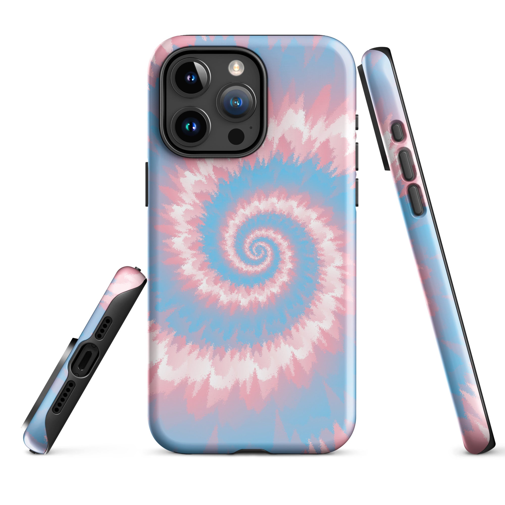 Tough Case for iPhone® Tie Dye Spiral Transgender