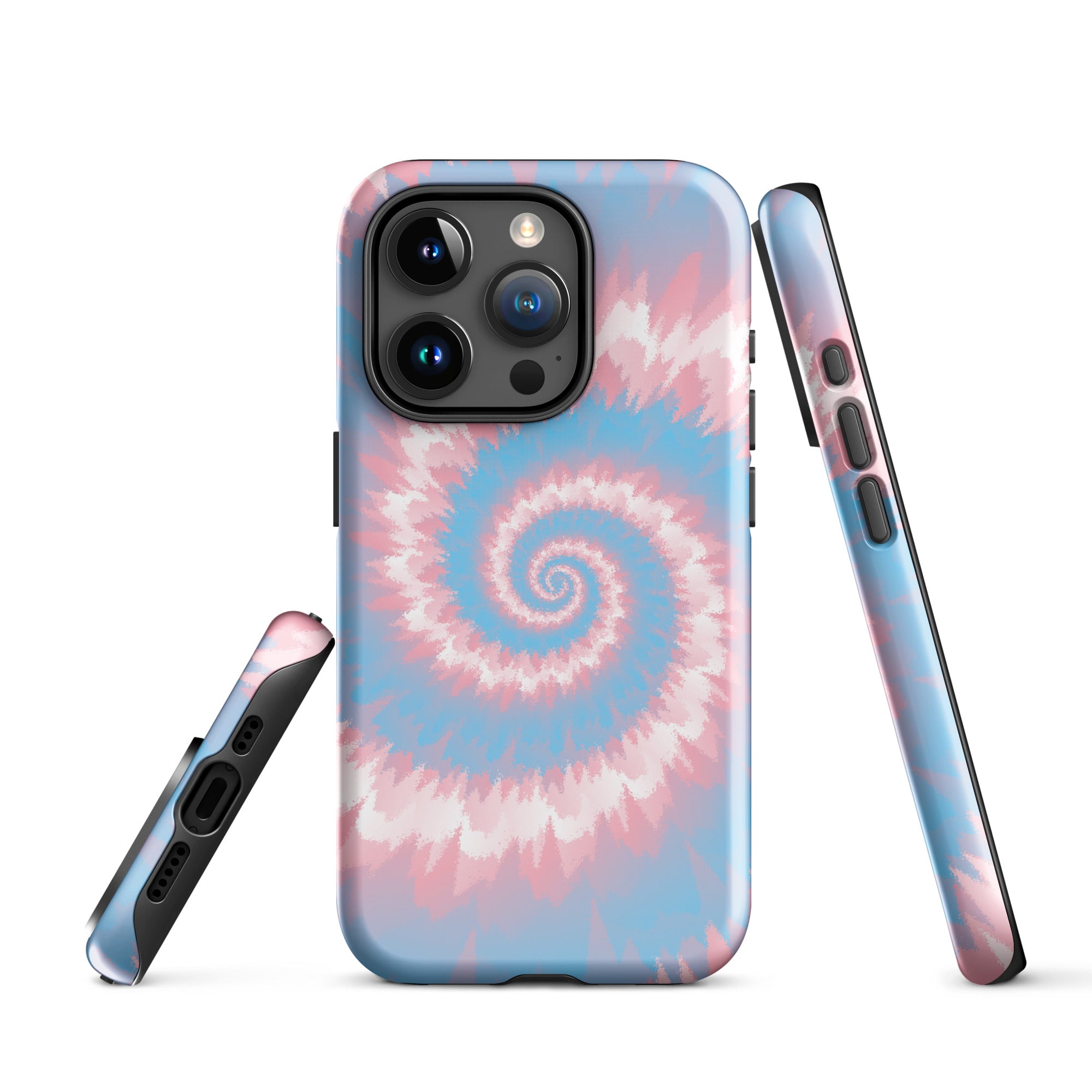 Tough Case for iPhone® Tie Dye Spiral Transgender