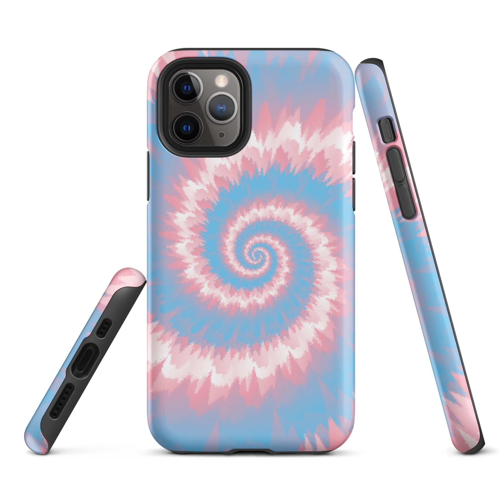 Tough Case for iPhone® Tie Dye Spiral Transgender