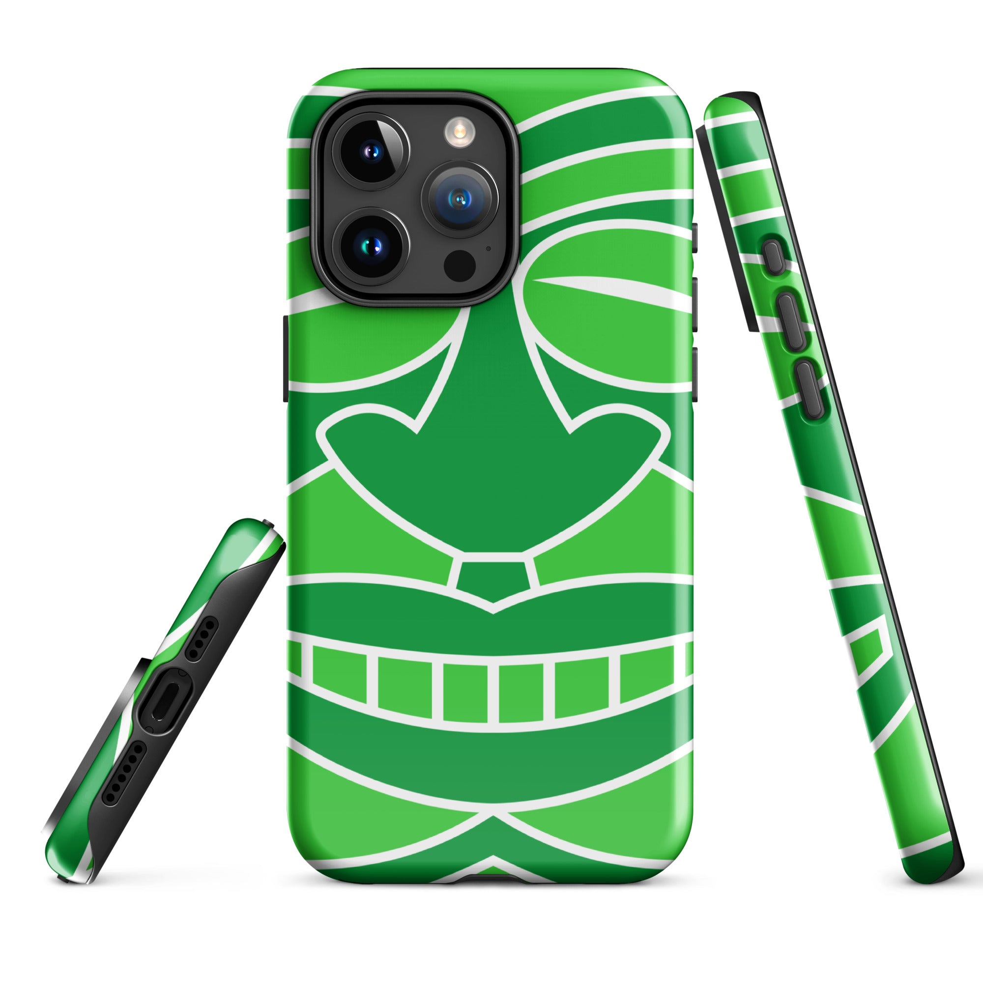 Tough Case for iPhone® Totem Mask Green