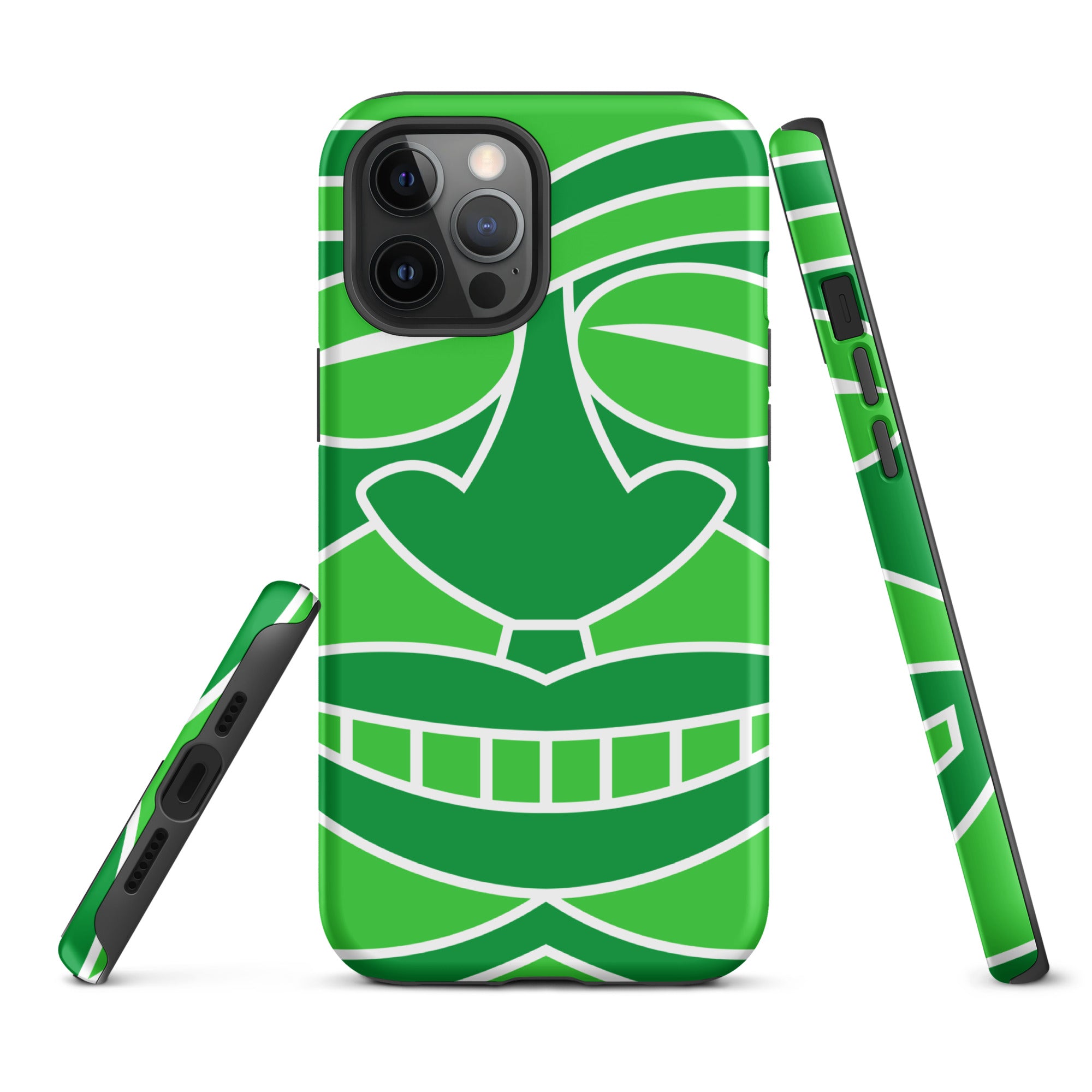 Tough Case for iPhone® Totem Mask Green